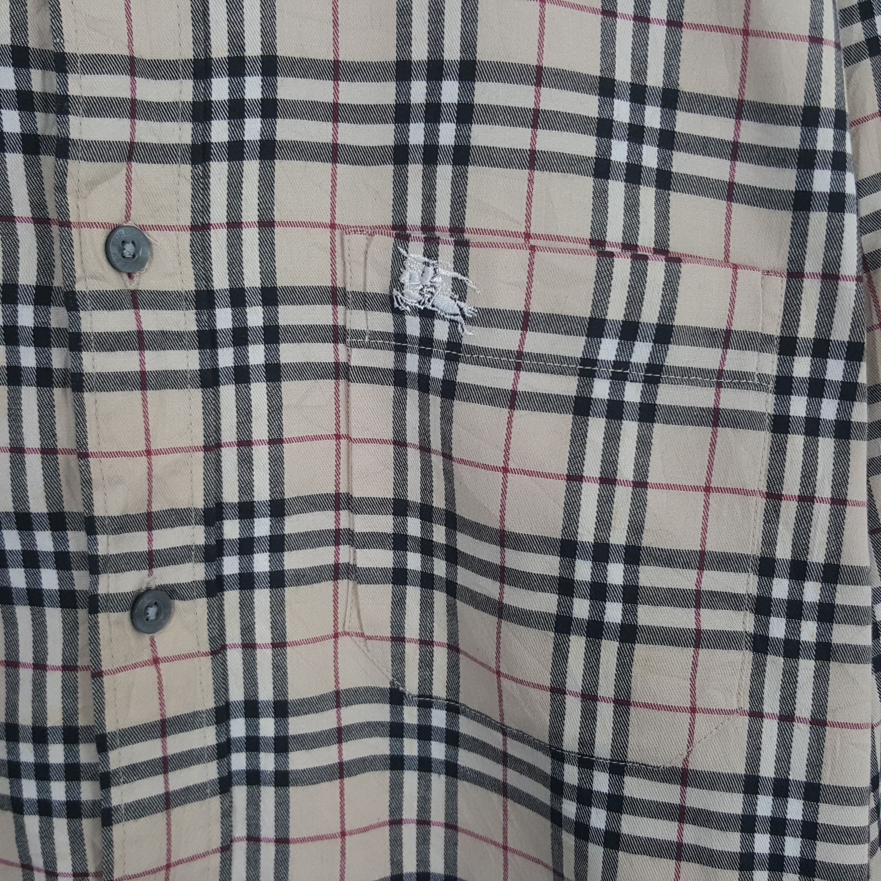 Burberry Vintage Burberry Nova Check Button Up Shirt Size US L / EU 52-54 / 3 - 2 Thumbnail