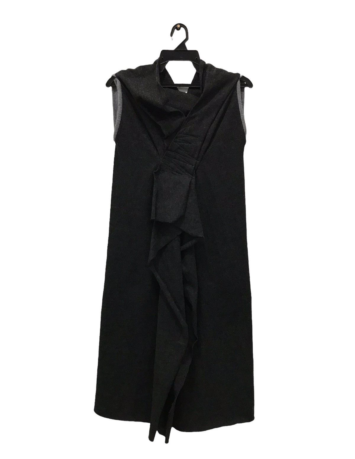 Japanese Brand TOMOKI YURITA LONG SLEEVELESS SHIRT Size US M / EU 48-50 / 2 - 1 Thumbnail