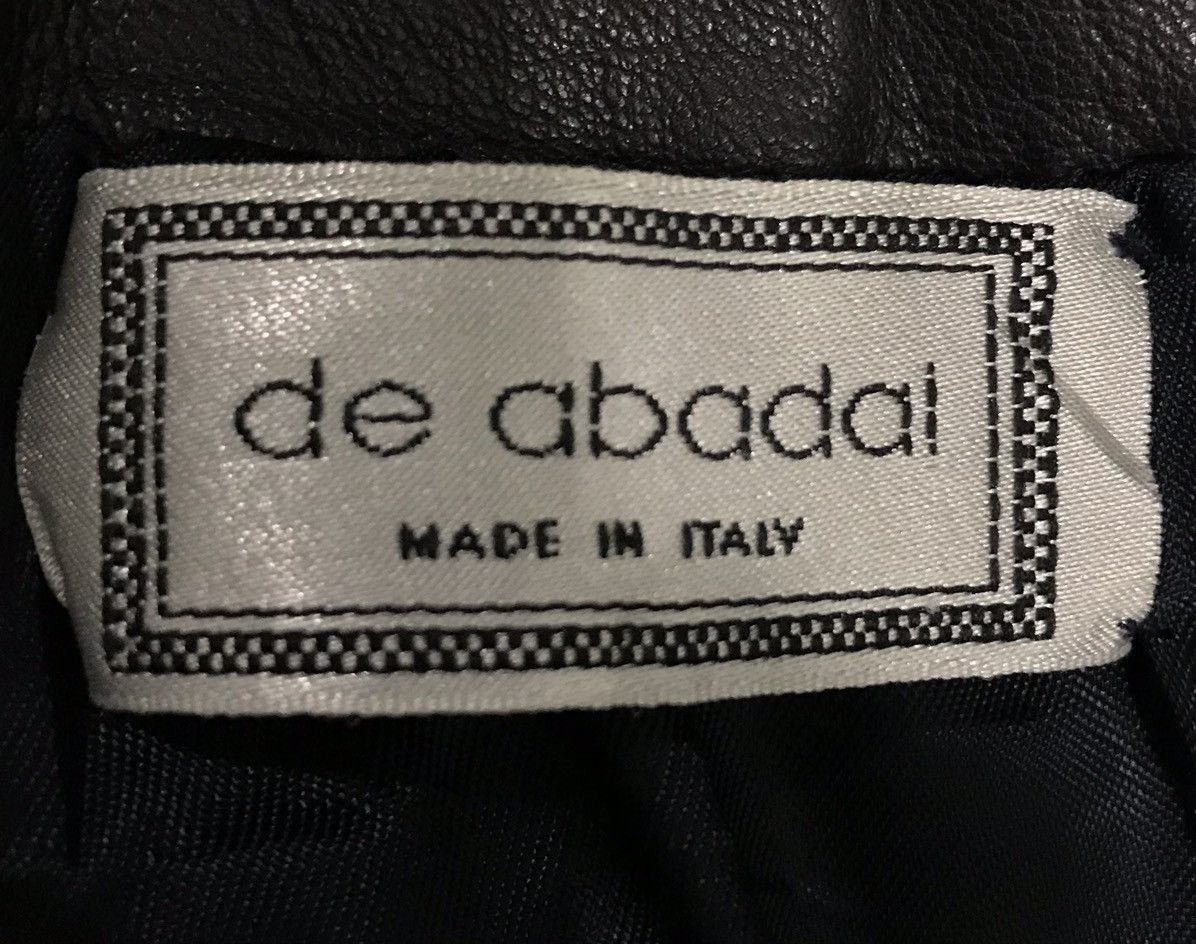 Leather Vintage de abadai made in italy ovine leather jacket Size US M / EU 48-50 / 2 - 9 Thumbnail