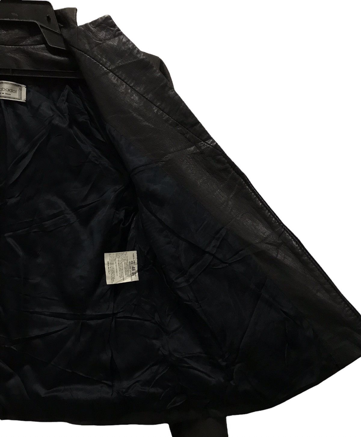 Leather Vintage de abadai made in italy ovine leather jacket Size US M / EU 48-50 / 2 - 8 Thumbnail