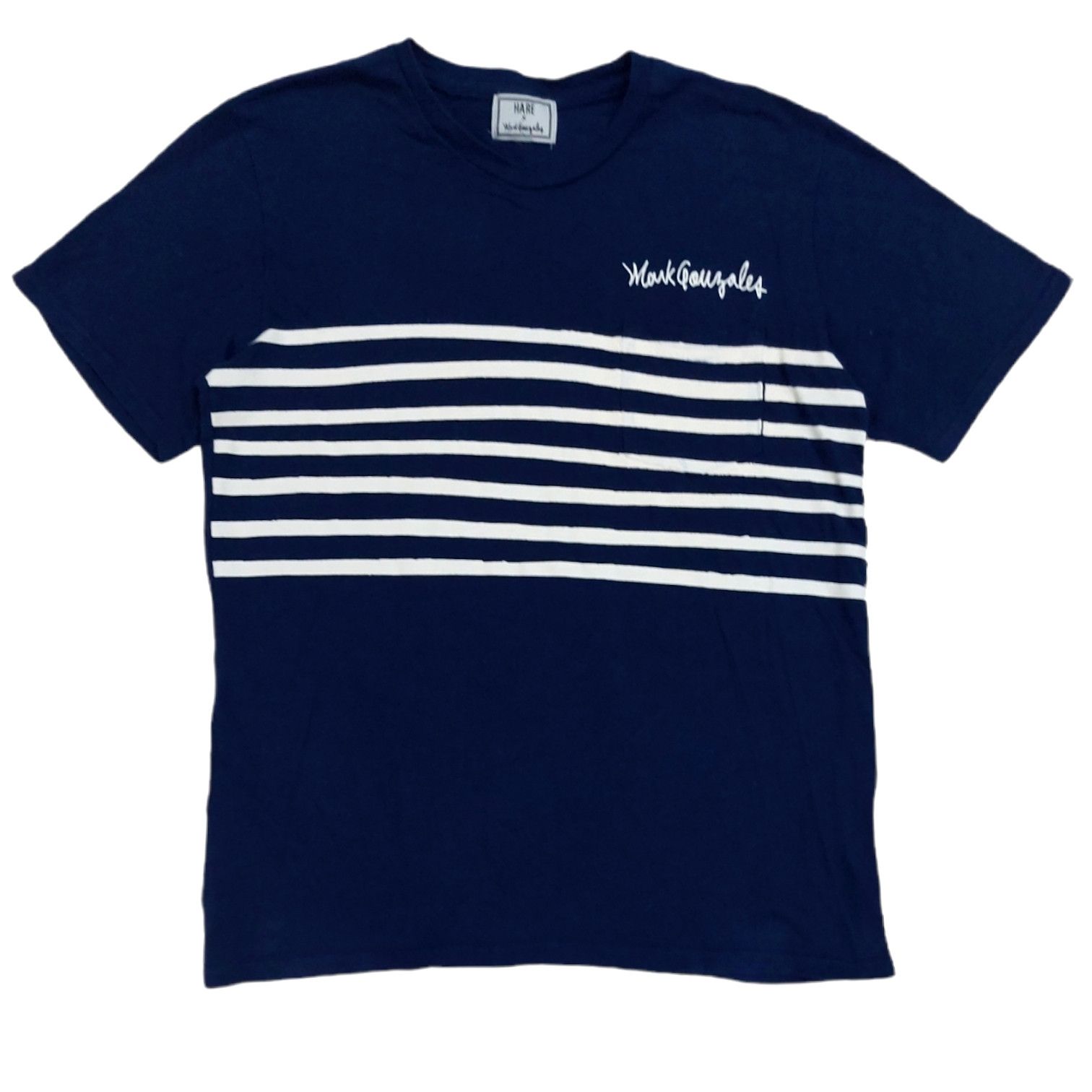 HARE × Japanese Brand RARE! HARE x MARK GONZALES PRO SKATER STRIPED SINGLE POCKET Size US S / EU 44-46 / 1 - 1 Thumbnail
