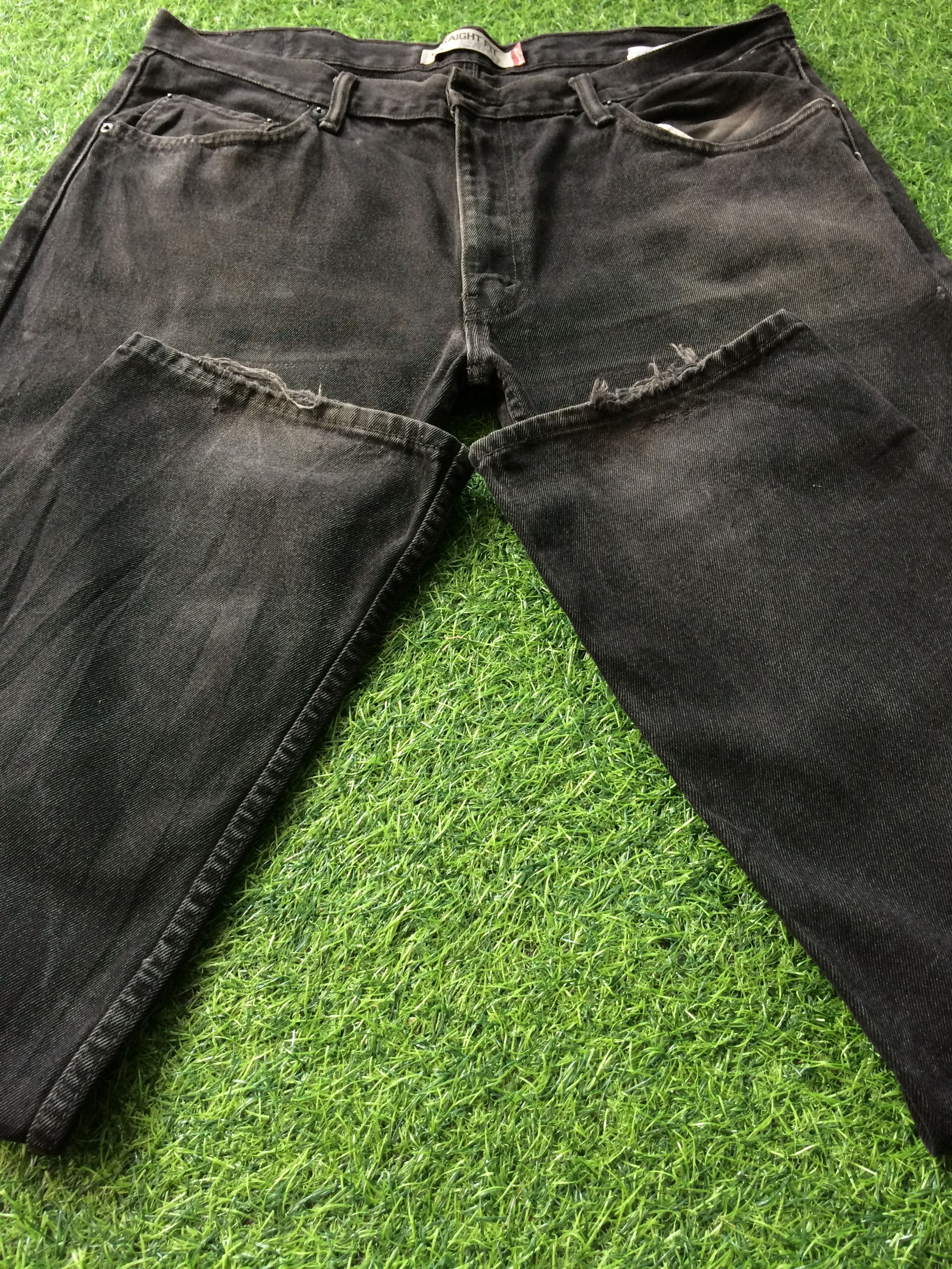 Levi's Vintage Distressed Levis 505 Jeans #B-892 Size US 40 / EU 56 - 5 Thumbnail