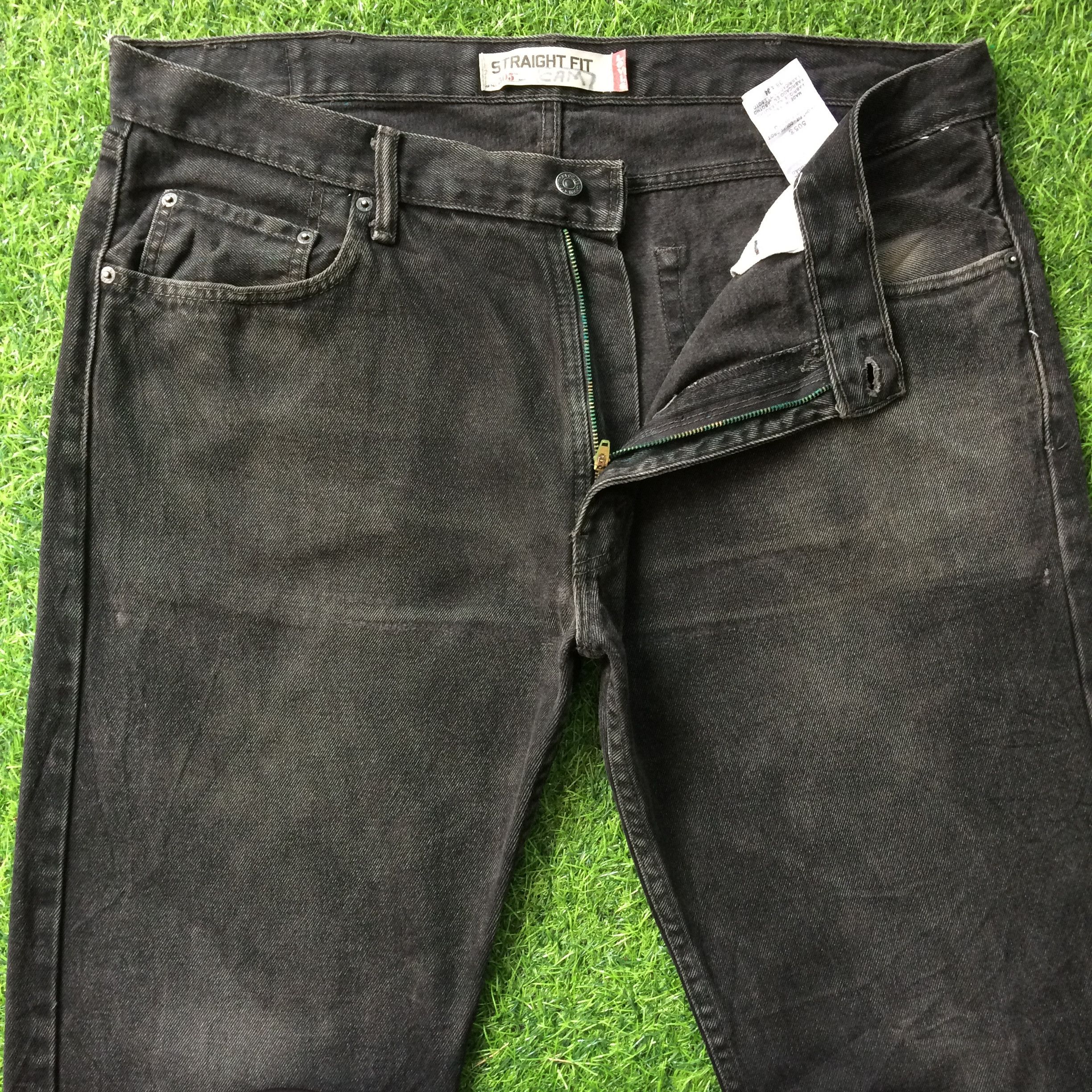 Levi's Vintage Distressed Levis 505 Jeans #B-892 Size US 40 / EU 56 - 3 Thumbnail