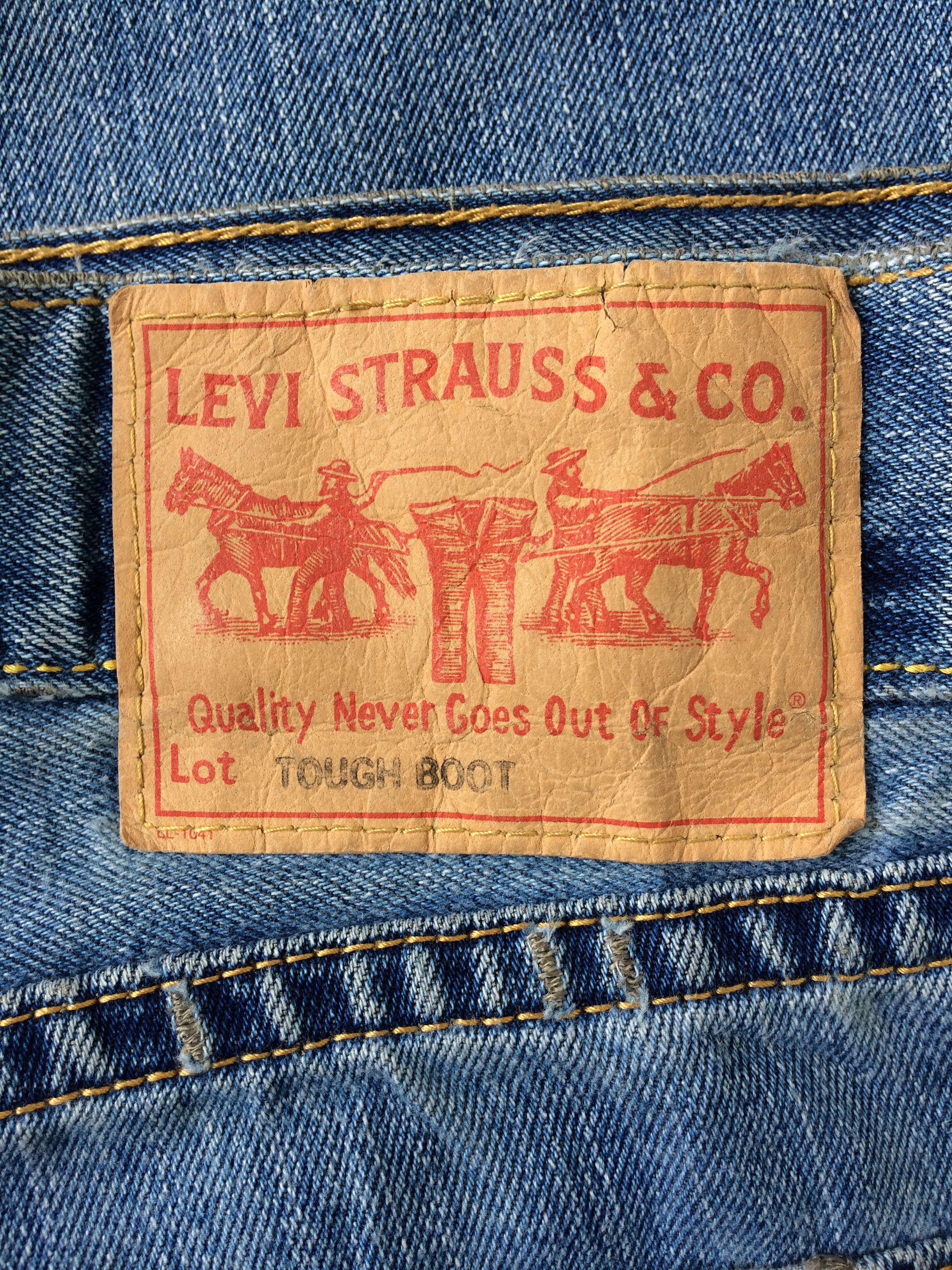 Levi's Distressed Levi's Type One Tough Boot cut Jeans #B-075 Size 36" / US 14 / IT 50 - 9 Thumbnail