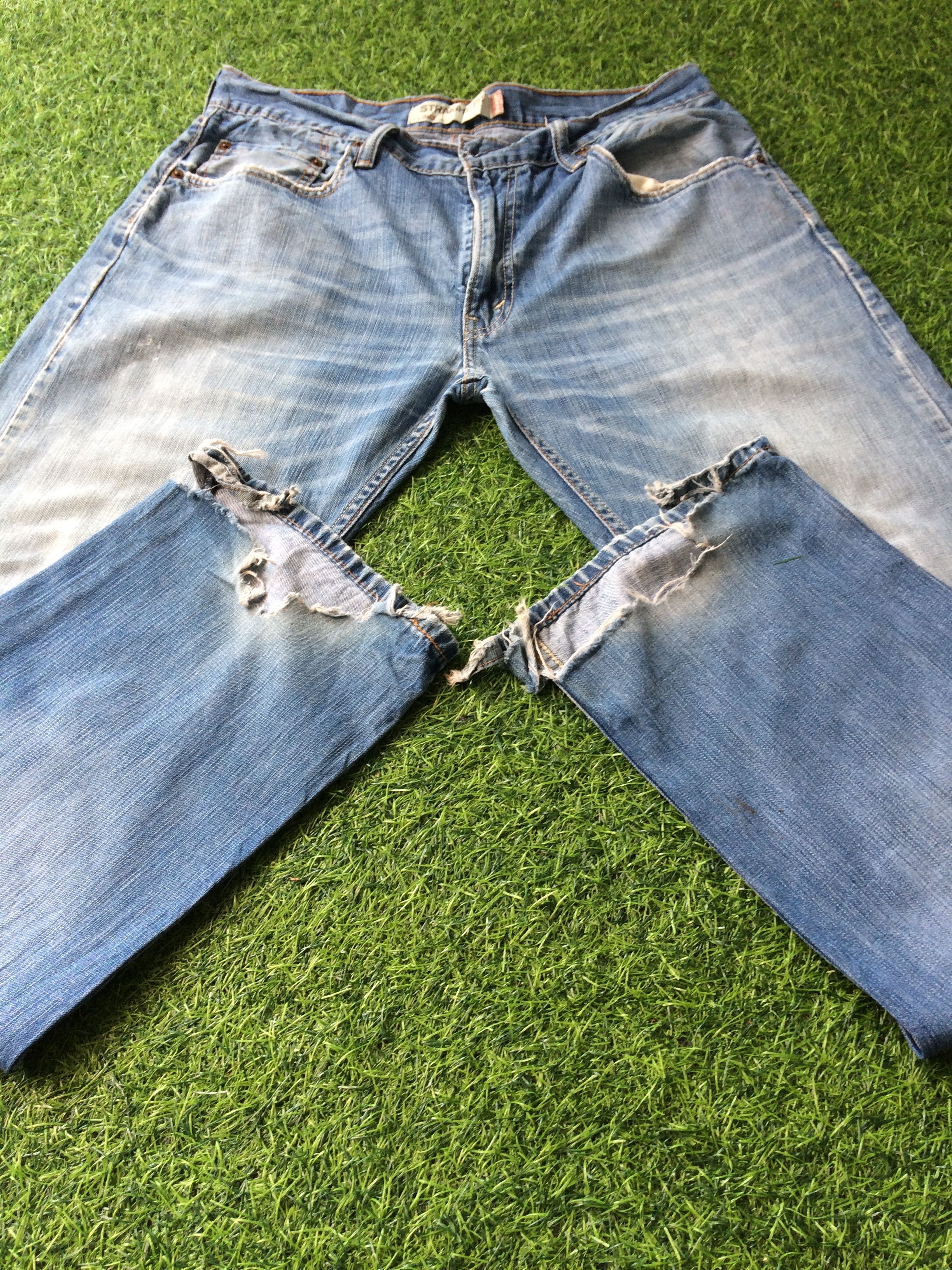 Levi's × Vintage Vintage Distressed Levis 505 Jeans #B-619 Size US 33 - 10 Thumbnail