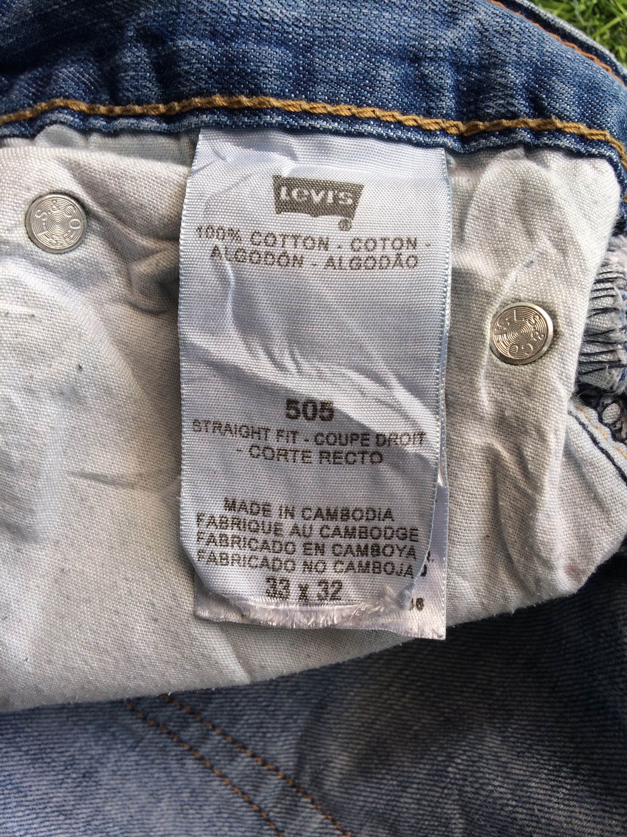 Levi's × Vintage Vintage Distressed Levis 505 Jeans #B-619 Size US 33 - 15 Thumbnail