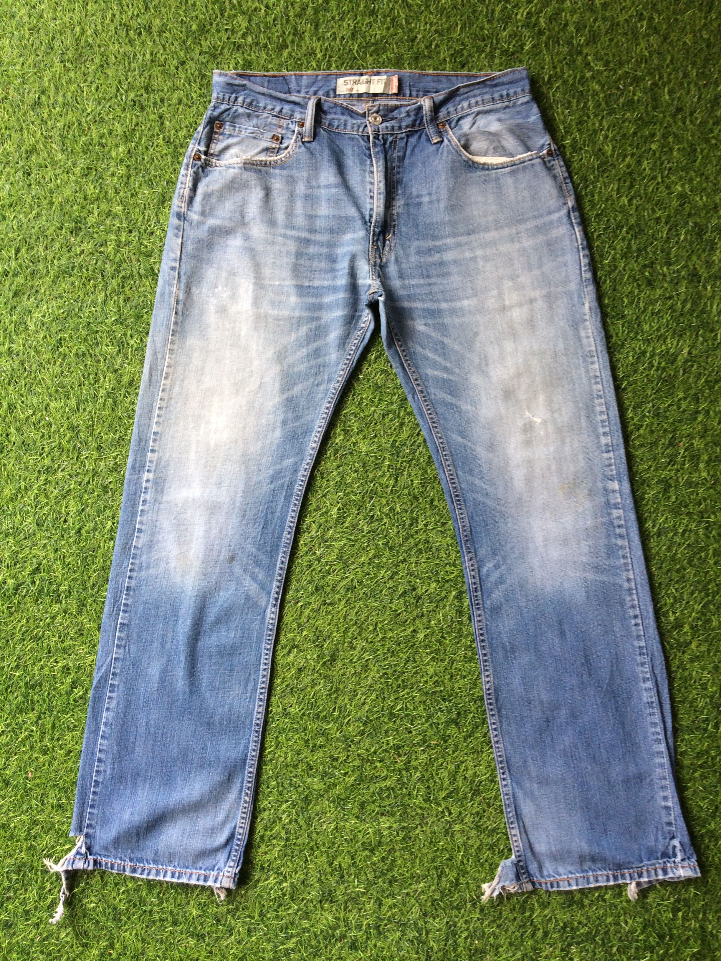 Levi's × Vintage Vintage Distressed Levis 505 Jeans #B-619 Size US 33 - 1 Thumbnail