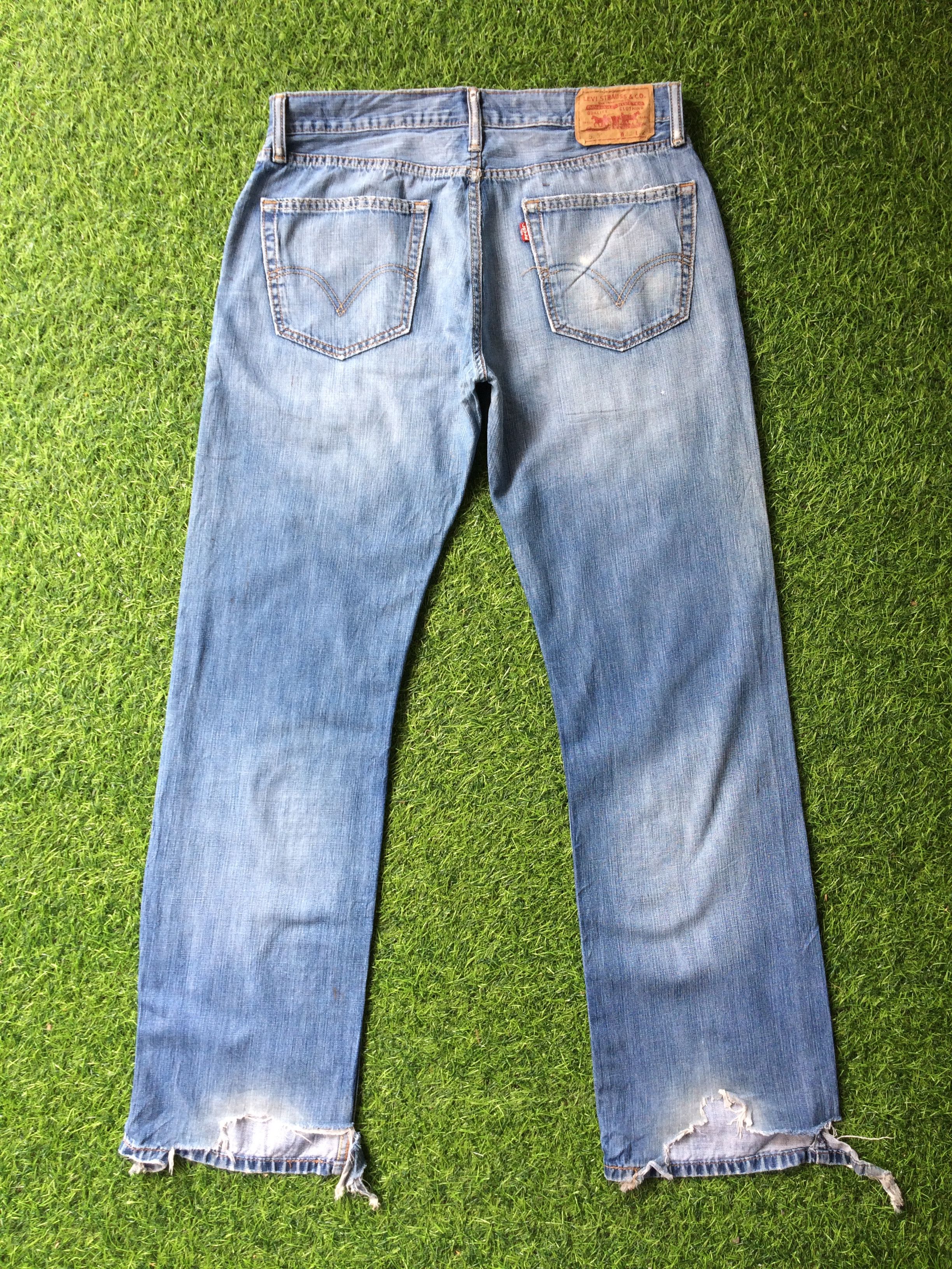 Levi's × Vintage Vintage Distressed Levis 505 Jeans #B-619 Size US 33 - 2 Thumbnail
