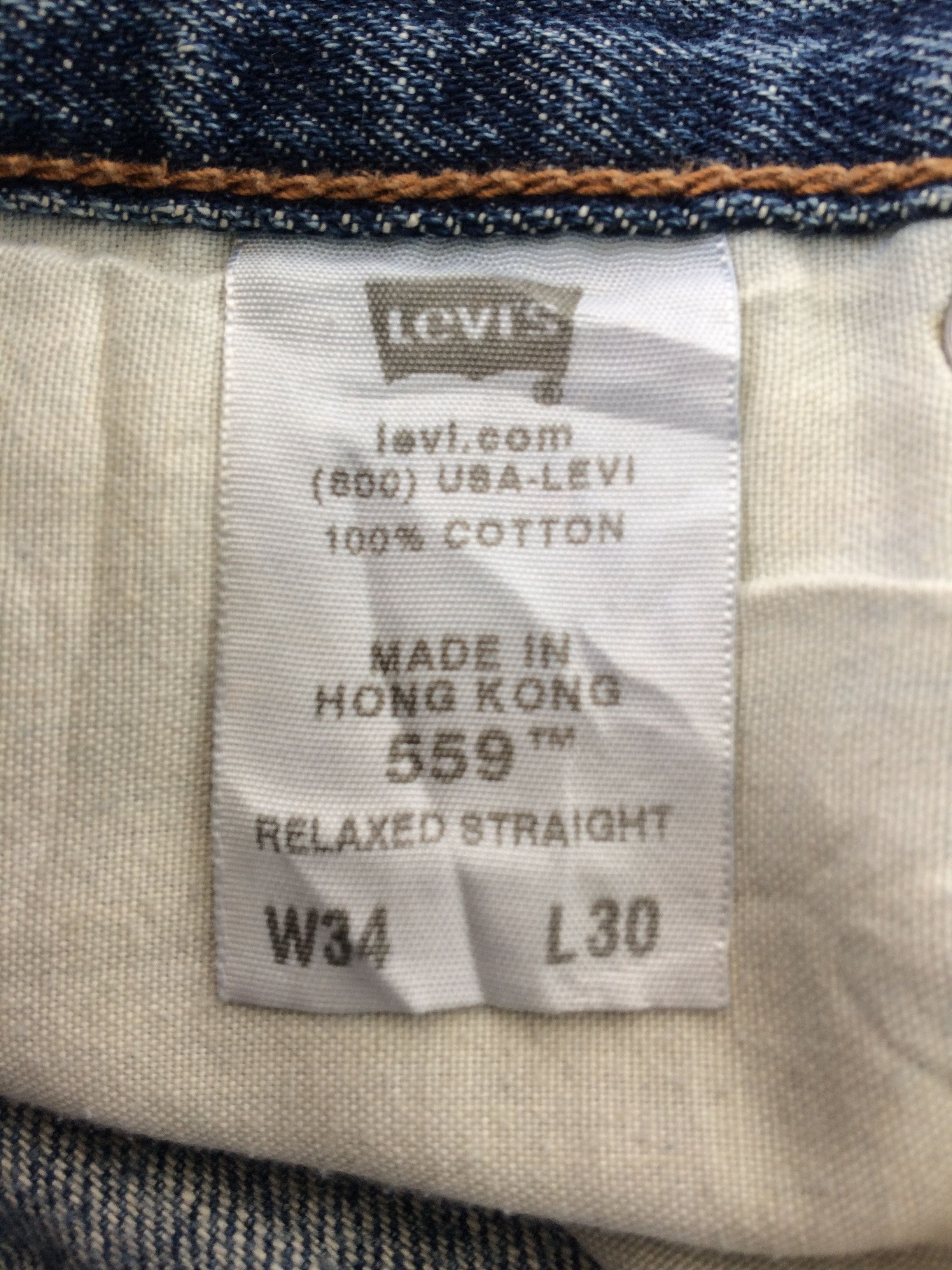 Levi's × Vintage Distressed Levis 559 Jeans #B-333 Size US 35 - 11 Thumbnail