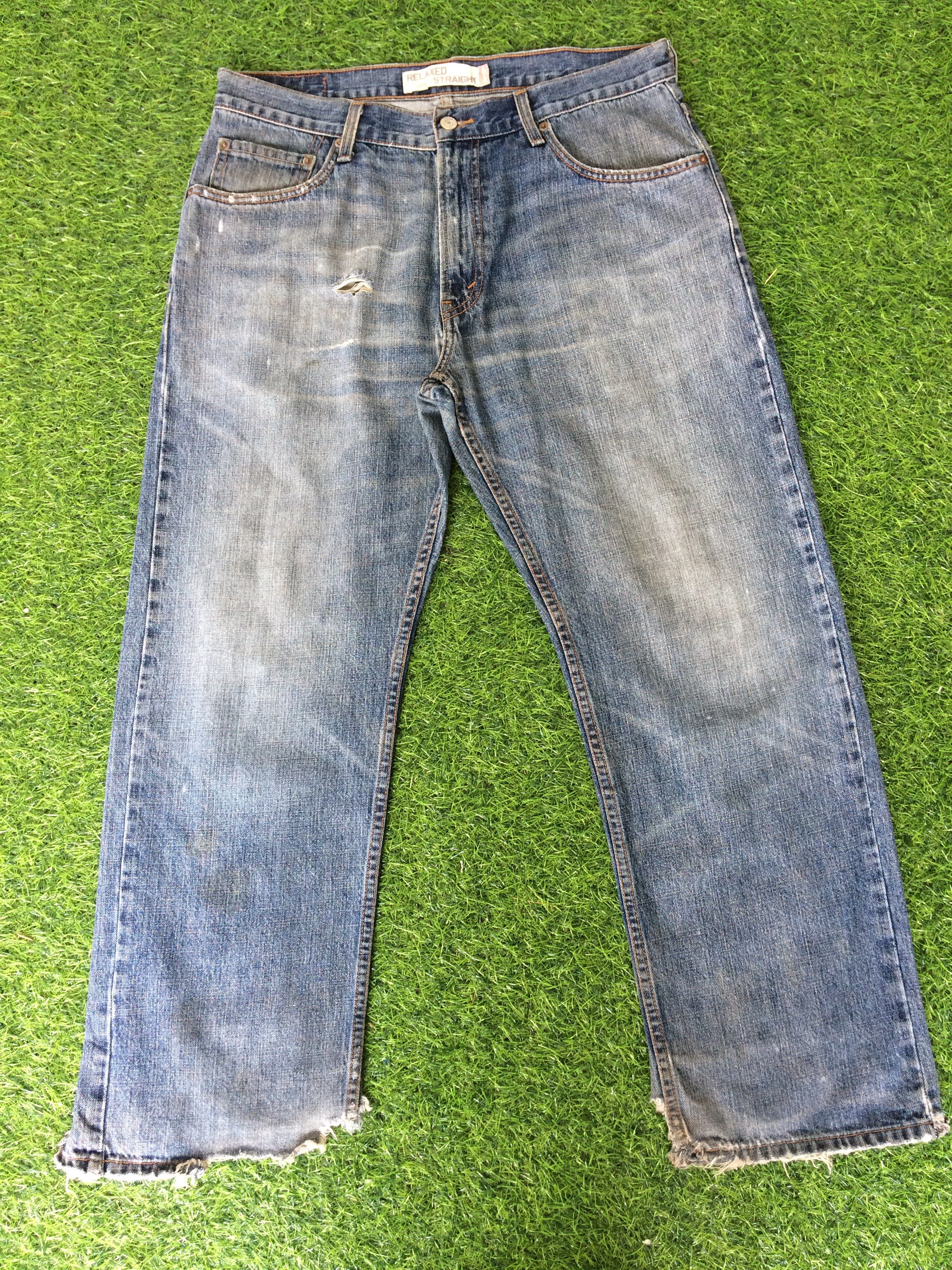 Levi's × Vintage Distressed Levis 559 Jeans #B-333 Size US 35 - 2 Thumbnail