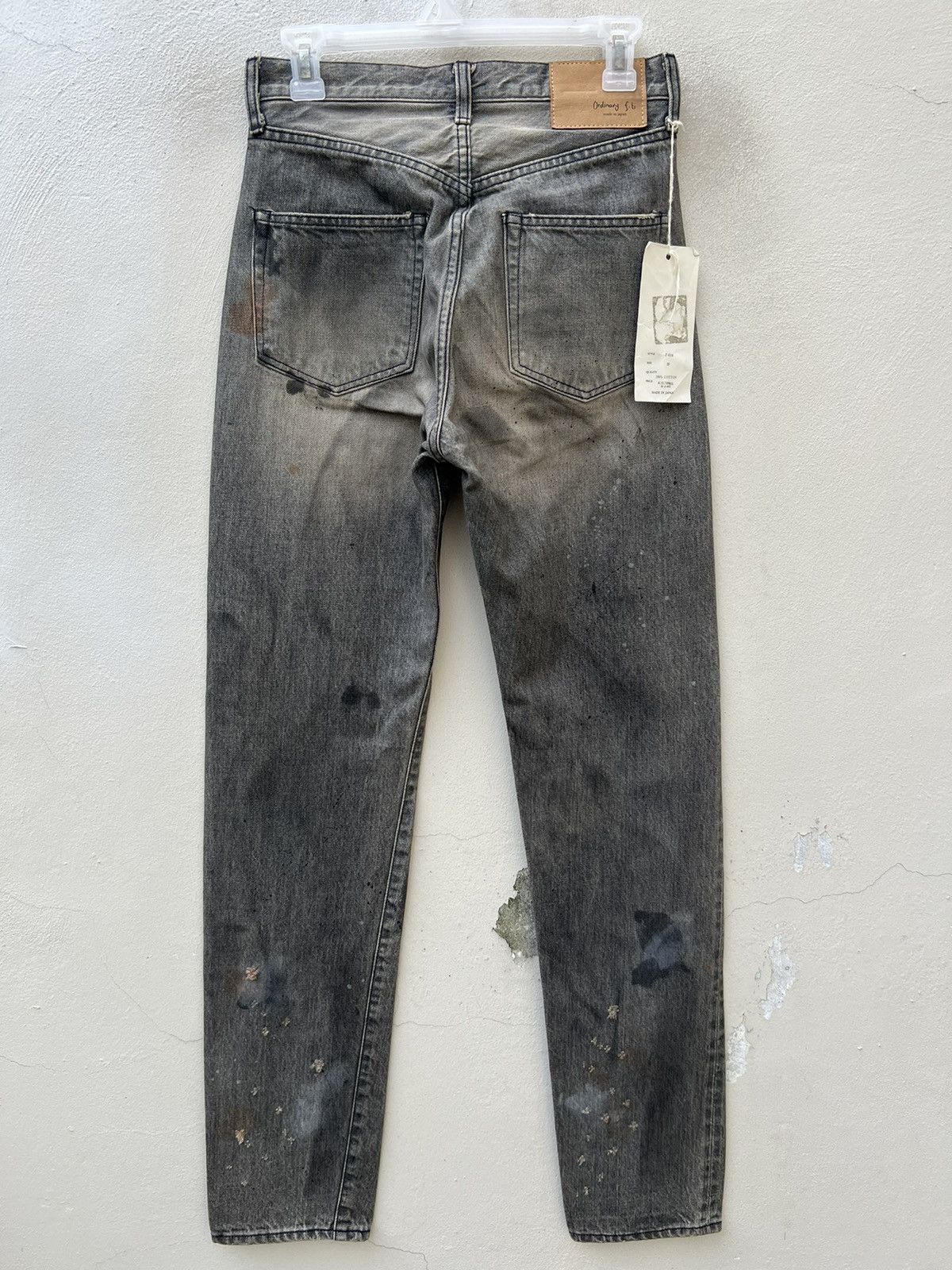 Ordinary Fits Trashed Look Ordinary Fits Fade Black Denim Selvedge Jeans Size US 28 / EU 44 - 15 Thumbnail