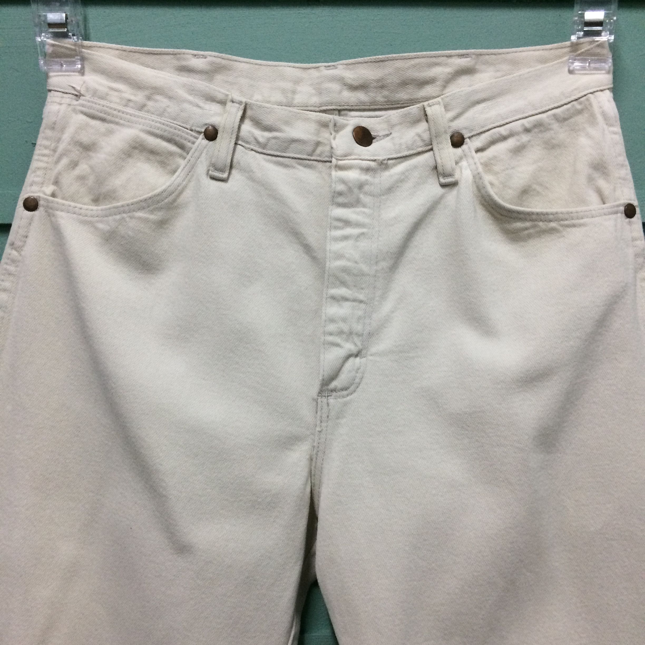 Wrangler Vintage 90's Wrangler Western Distressed Jeans #B-148 Size US 33 - 5 Thumbnail