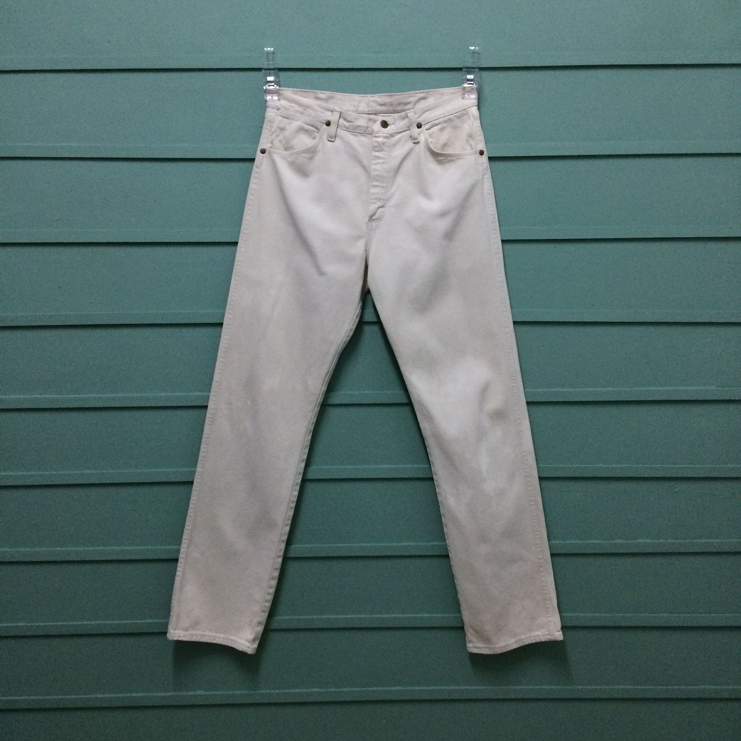 Wrangler Vintage 90's Wrangler Western Distressed Jeans #B-148 Size US 33 - 3 Thumbnail
