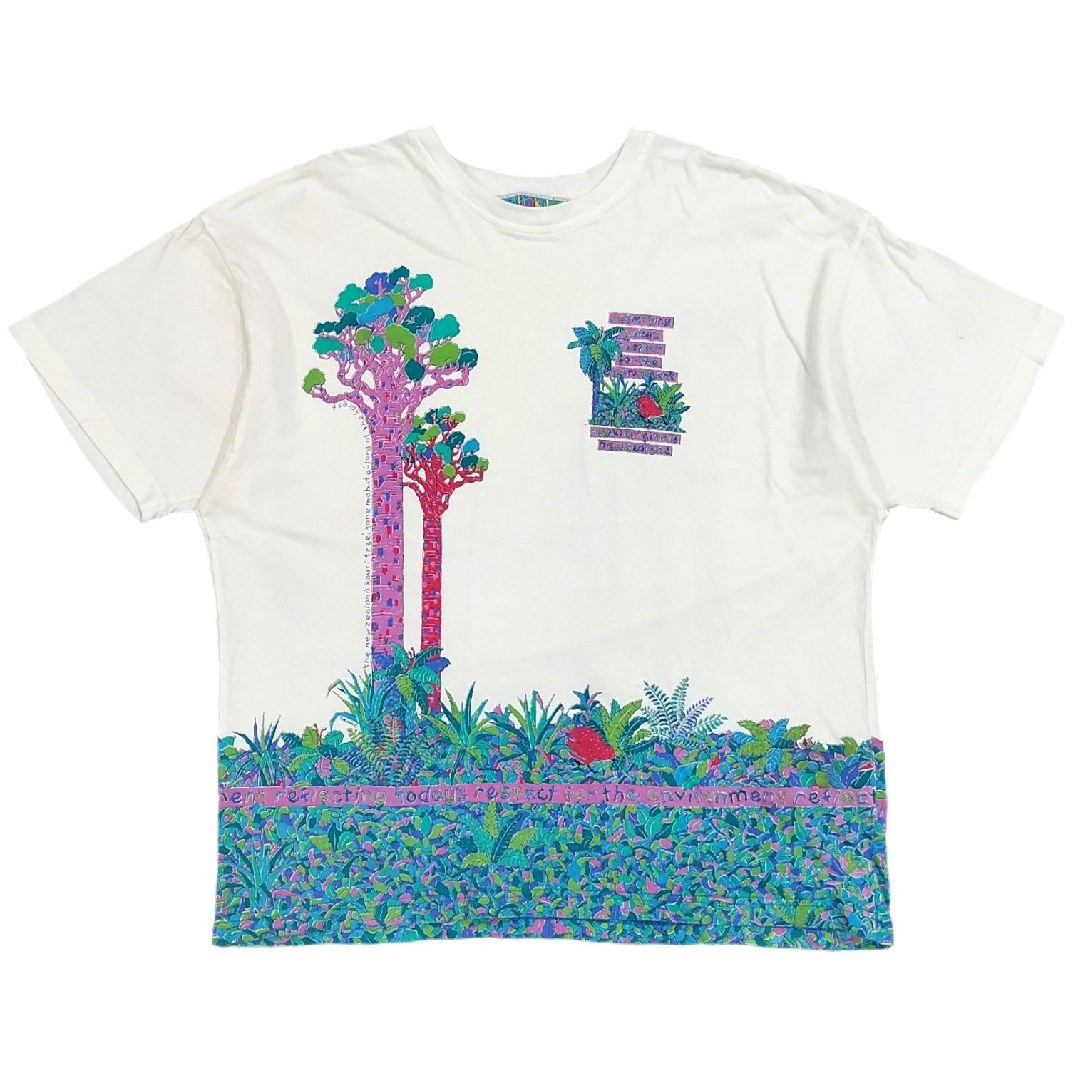 New Zealand Outback × Vintage RARE! VTG T&SKI NEW ZEALAND NATURE VIBRANT GRAPHIC TEE Size US XL / EU 56 / 4 - 1 Thumbnail