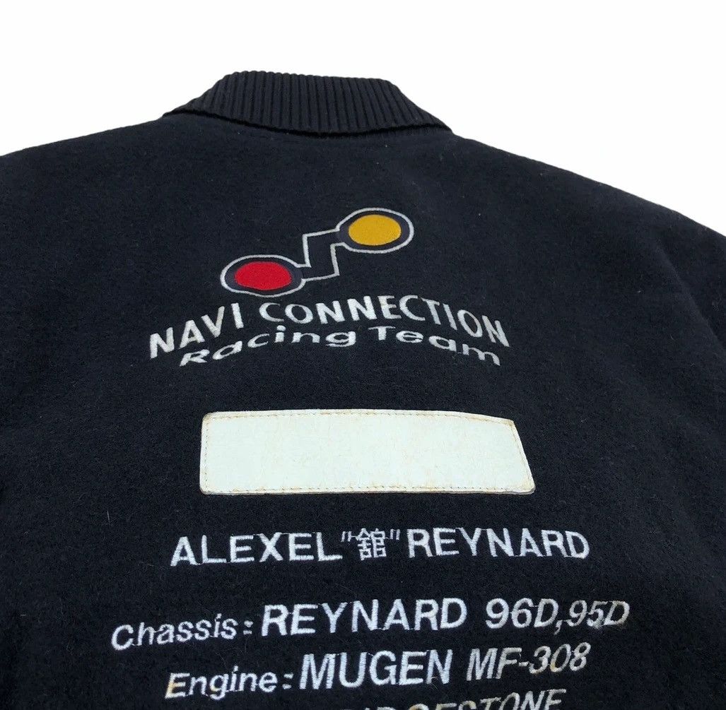 Issey Miyake Tete homme Navi Connection Racing Team Wool Leather Jacket Size US L / EU 52-54 / 3 - 7 Thumbnail