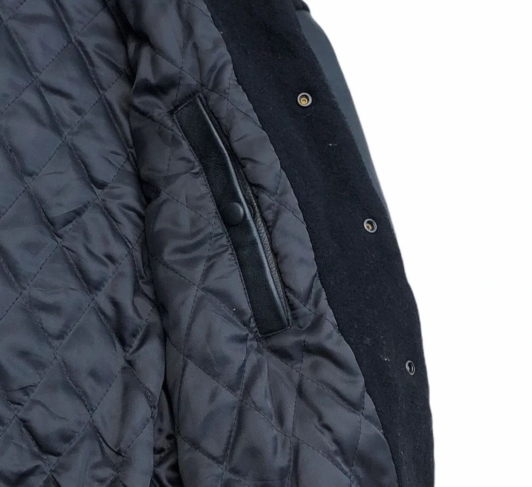 Issey Miyake Tete homme Navi Connection Racing Team Wool Leather Jacket Size US L / EU 52-54 / 3 - 17 Thumbnail