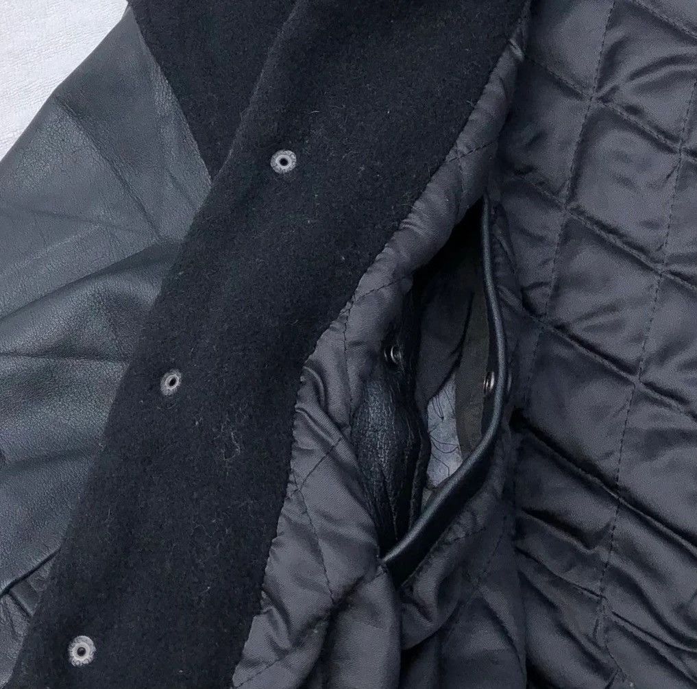 Issey Miyake Tete homme Navi Connection Racing Team Wool Leather Jacket Size US L / EU 52-54 / 3 - 22 Thumbnail