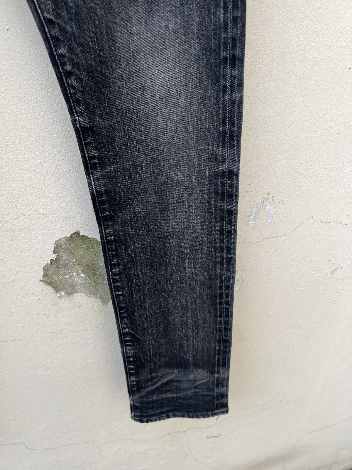 KURO Faded Black KURO Japan DIAMANTE Stretch Denim Selvedge Jeans Size US 29 - 7 Thumbnail