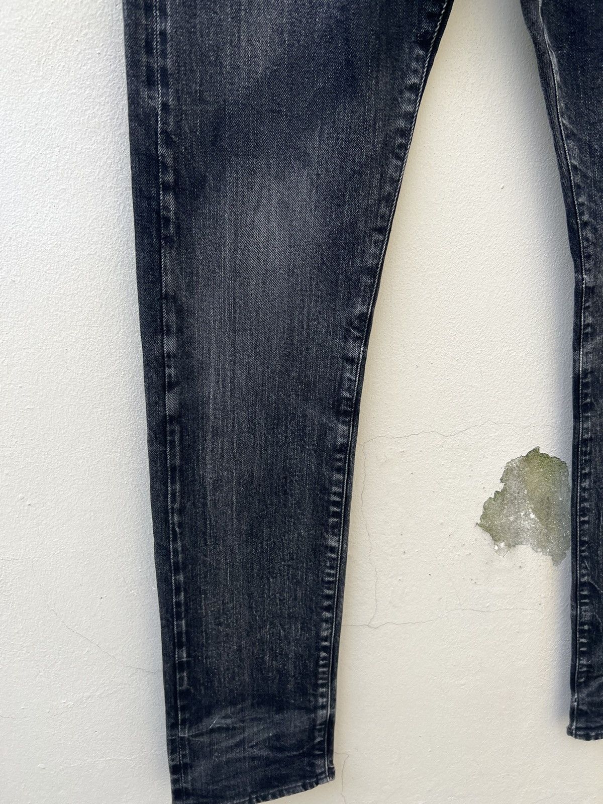 KURO Faded Black KURO Japan DIAMANTE Stretch Denim Selvedge Jeans Size US 29 - 4 Thumbnail