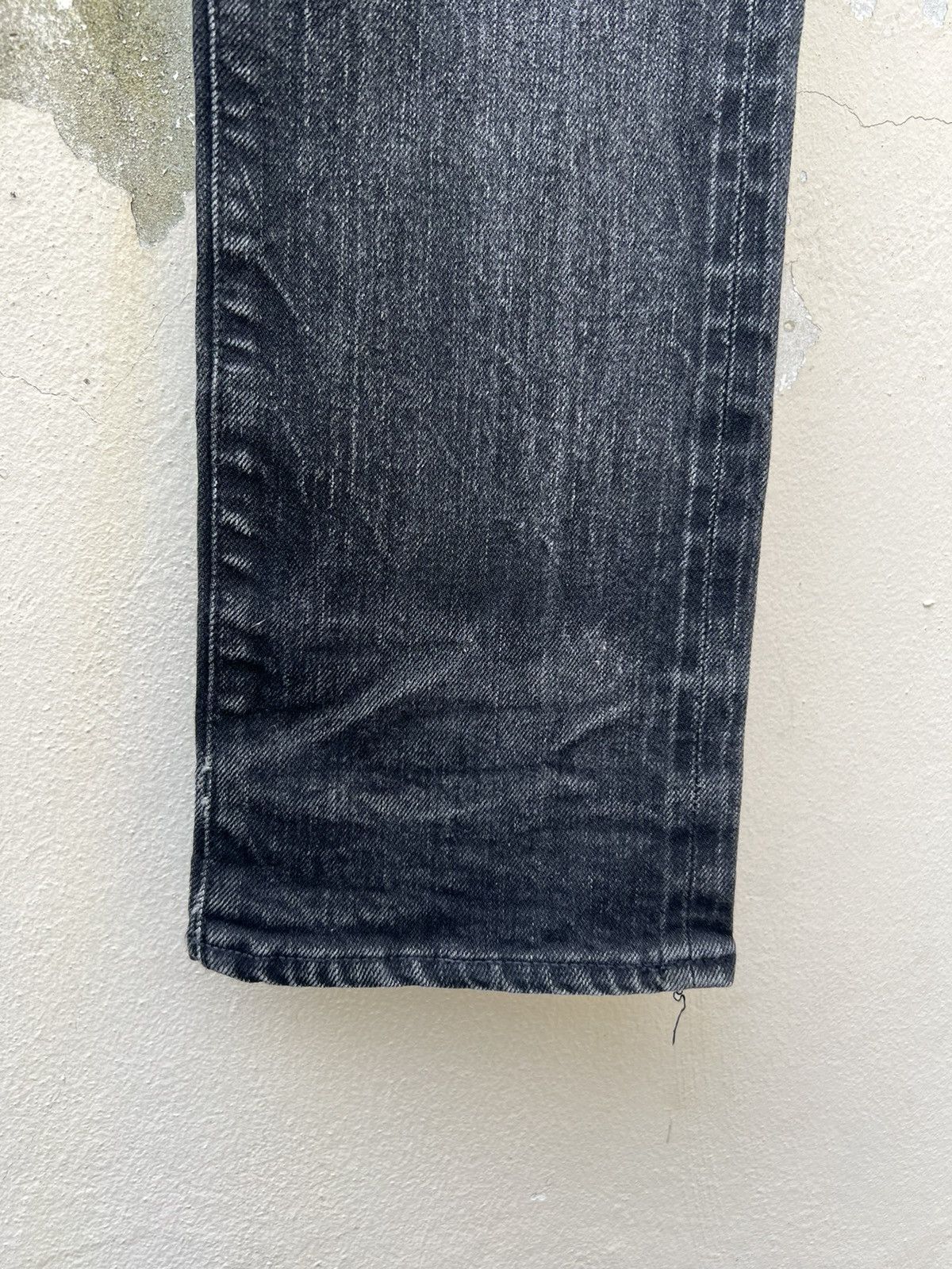KURO Faded Black KURO Japan DIAMANTE Stretch Denim Selvedge Jeans Size US 29 - 8 Thumbnail