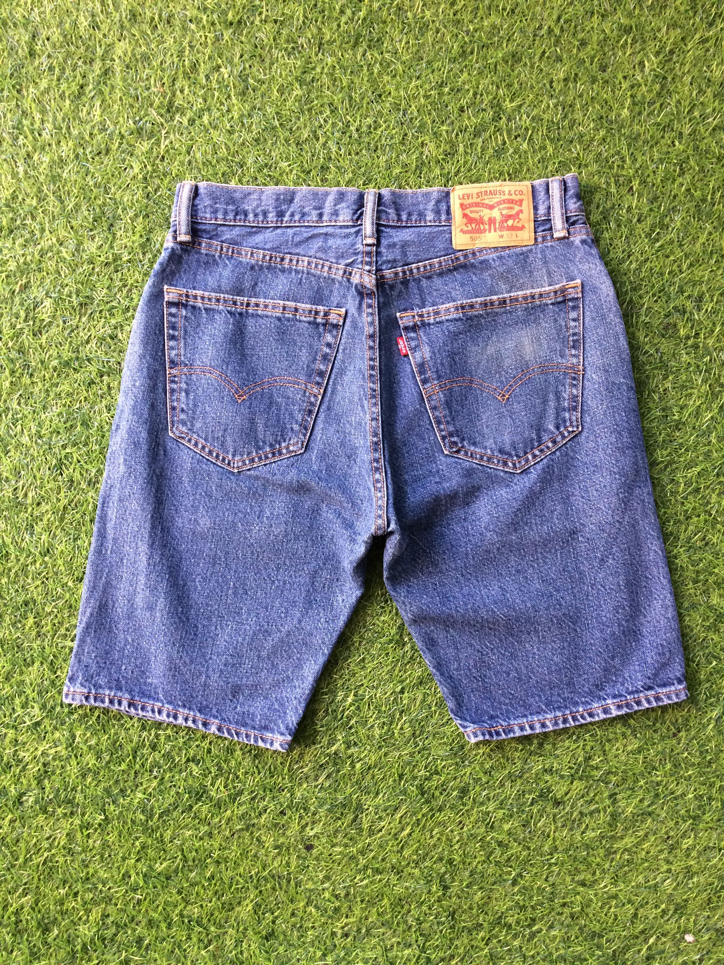 Levi's × Vintage Levis 505 Shorts Jeans #B-941 Size US 33 - 2 Thumbnail
