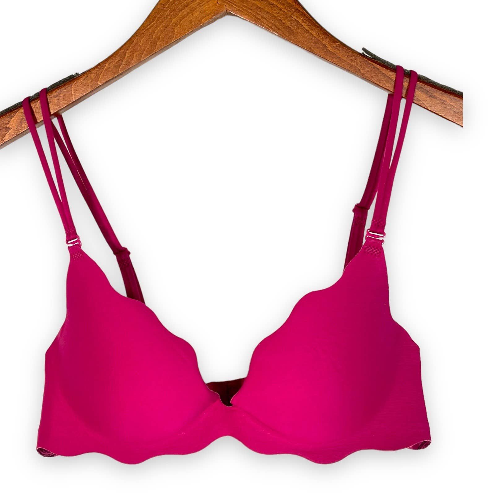 Victorias Secret Victorias Secret Secret Embrace Push Up Bra Hot Pink 32b Grailed 3714