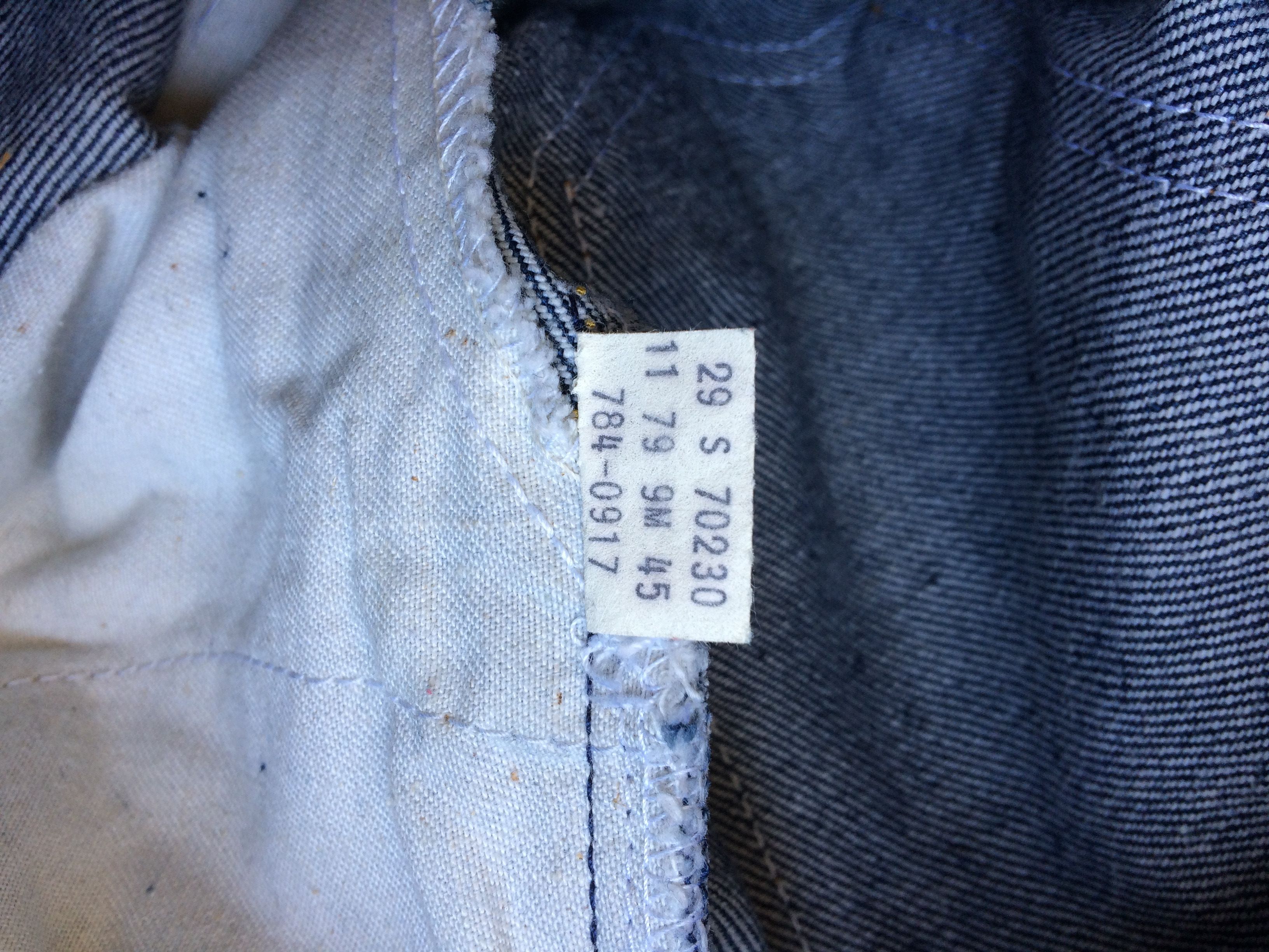 Levi's × Vintage Vintage Levis 784 Dark Wash Jeans #B-129 Size US 28 / EU 44 - 11 Thumbnail