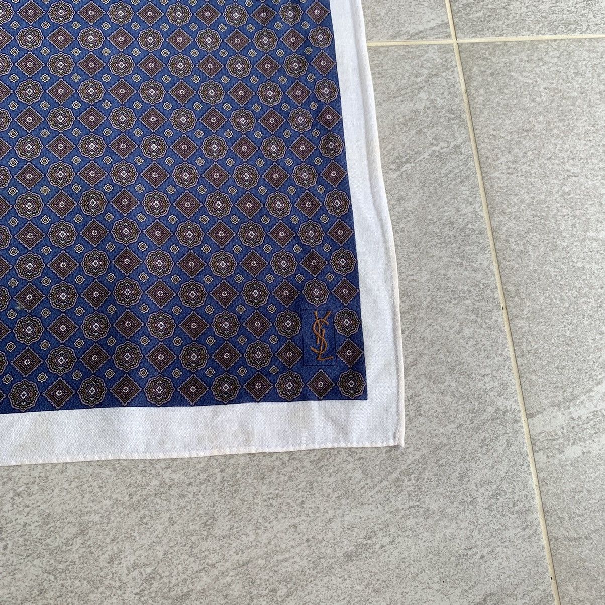 Designer × Yves Saint Laurent YVES SAINT LAURENT handkerchief neckerchief hanky bandana Size ONE SIZE - 10 Thumbnail