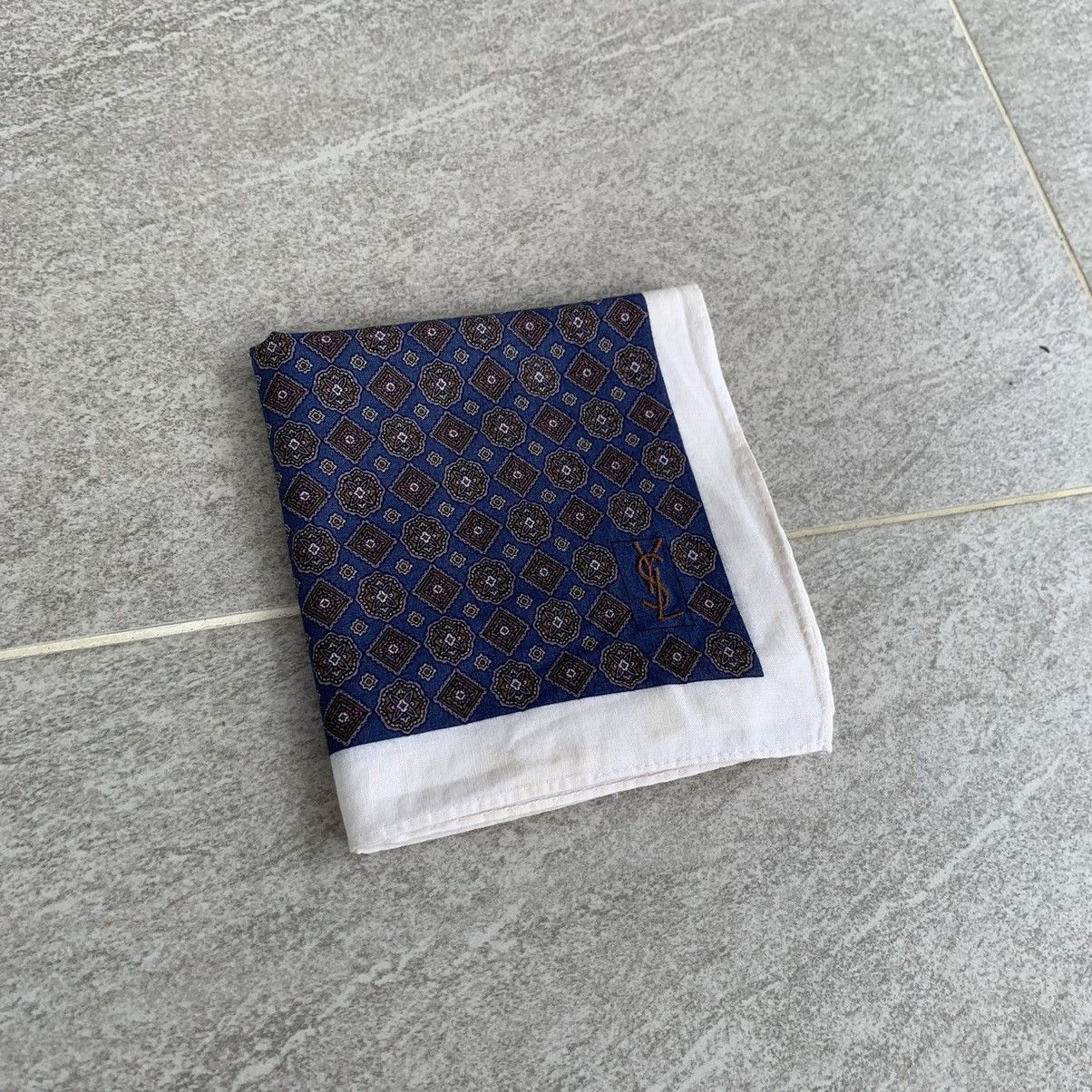Designer × Yves Saint Laurent YVES SAINT LAURENT handkerchief neckerchief hanky bandana Size ONE SIZE - 3 Thumbnail