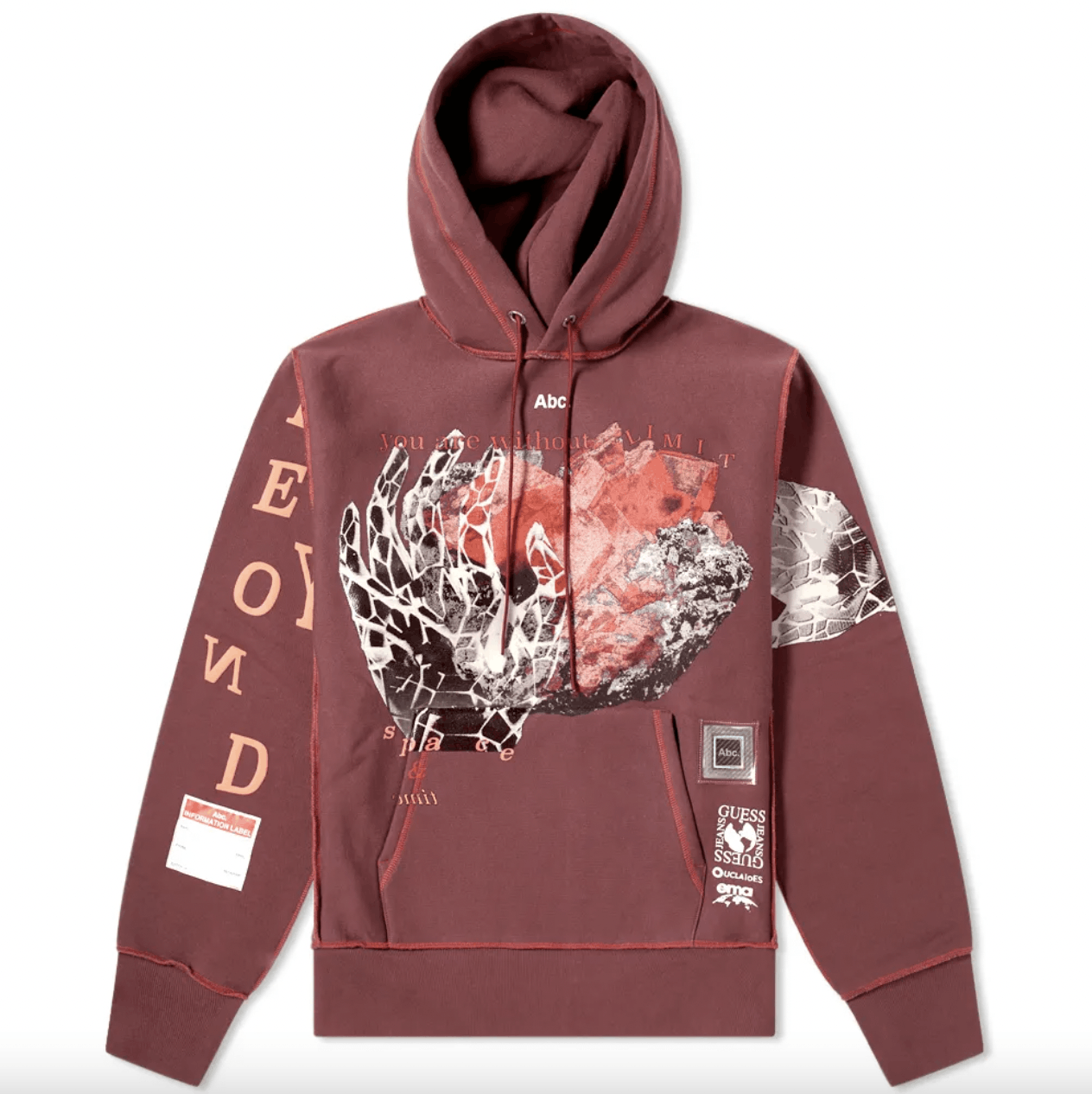 Guess SS19 Advisory Board Crystals x Guess x EMA Ruby Hoodie Grailed