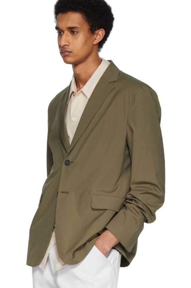 Acne Studios NEW SS20 Green Poplin Suit Blazer Cotton Crispy Jacket Size US L / EU 52-54 / 3 - 4 Thumbnail