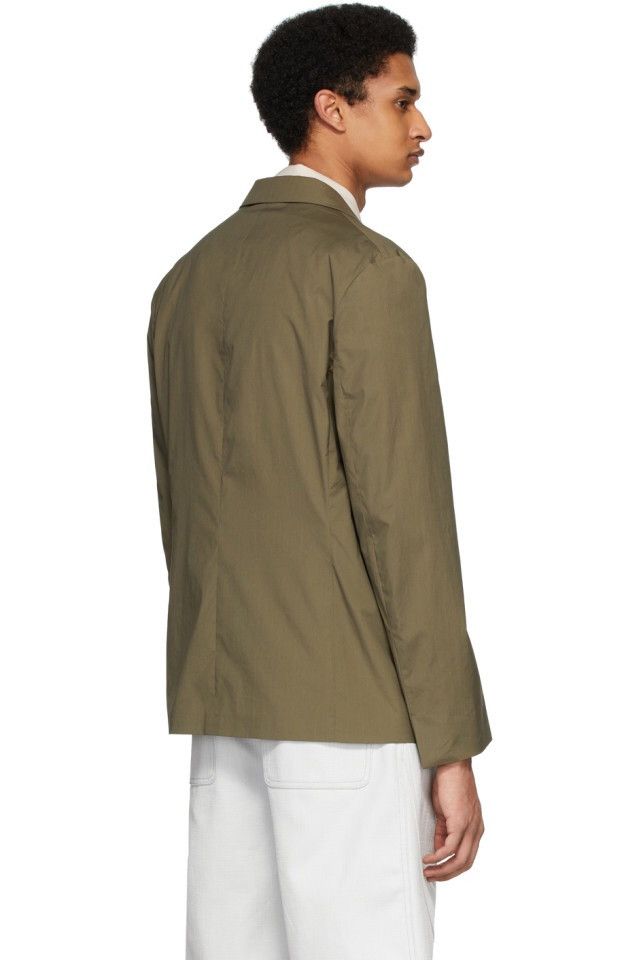 Acne Studios NEW SS20 Green Poplin Suit Blazer Cotton Crispy Jacket Size US L / EU 52-54 / 3 - 3 Thumbnail