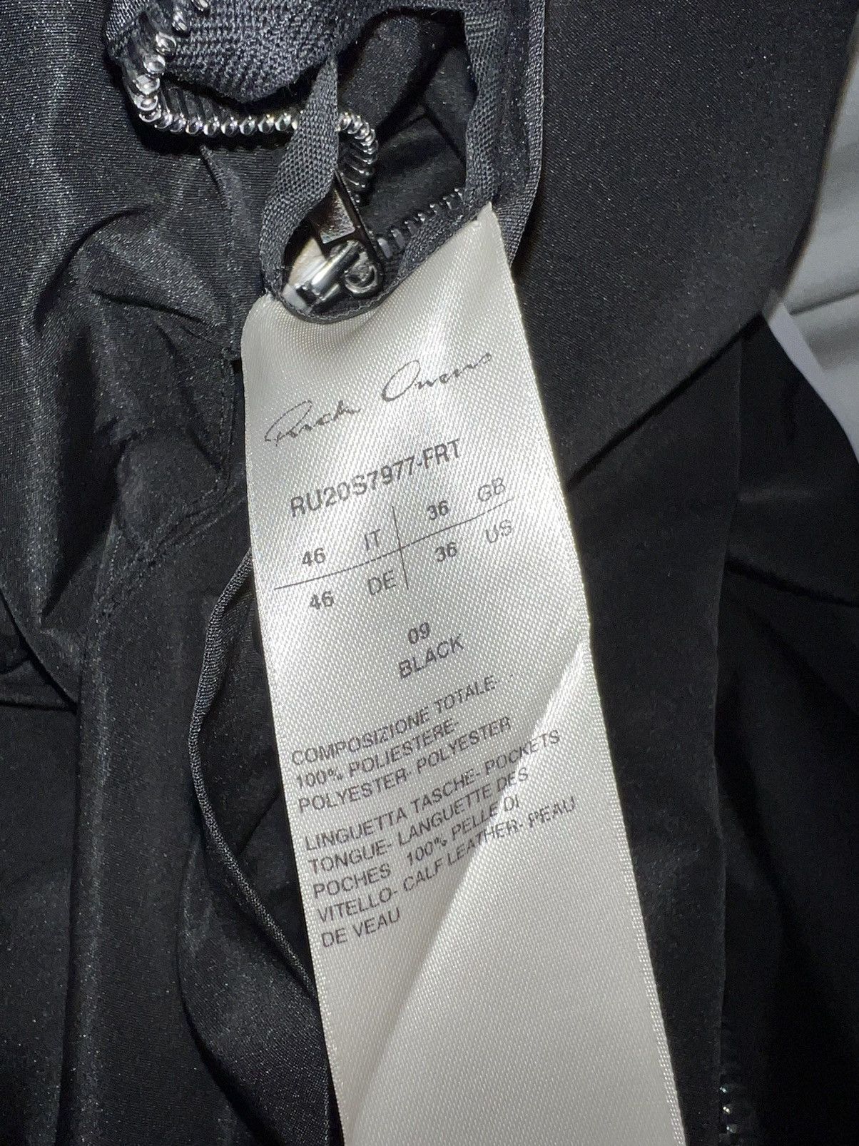 Rick Owens sz46 NEW TECUATL Creatch Lab Jacket Coat Polyester Collar Size US S / EU 44-46 / 1 - 14 Thumbnail