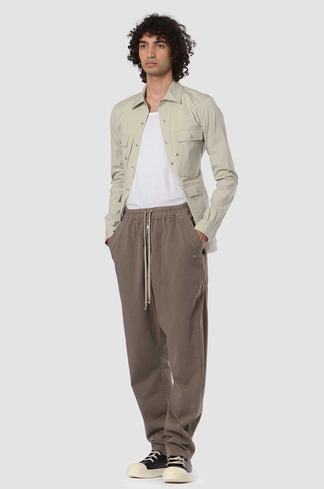 Rick Owens 48 Gethsemane 4 Pockets Outershirt Belt Cotton Poplin Jacket Size US M / EU 48-50 / 2 - 3 Thumbnail