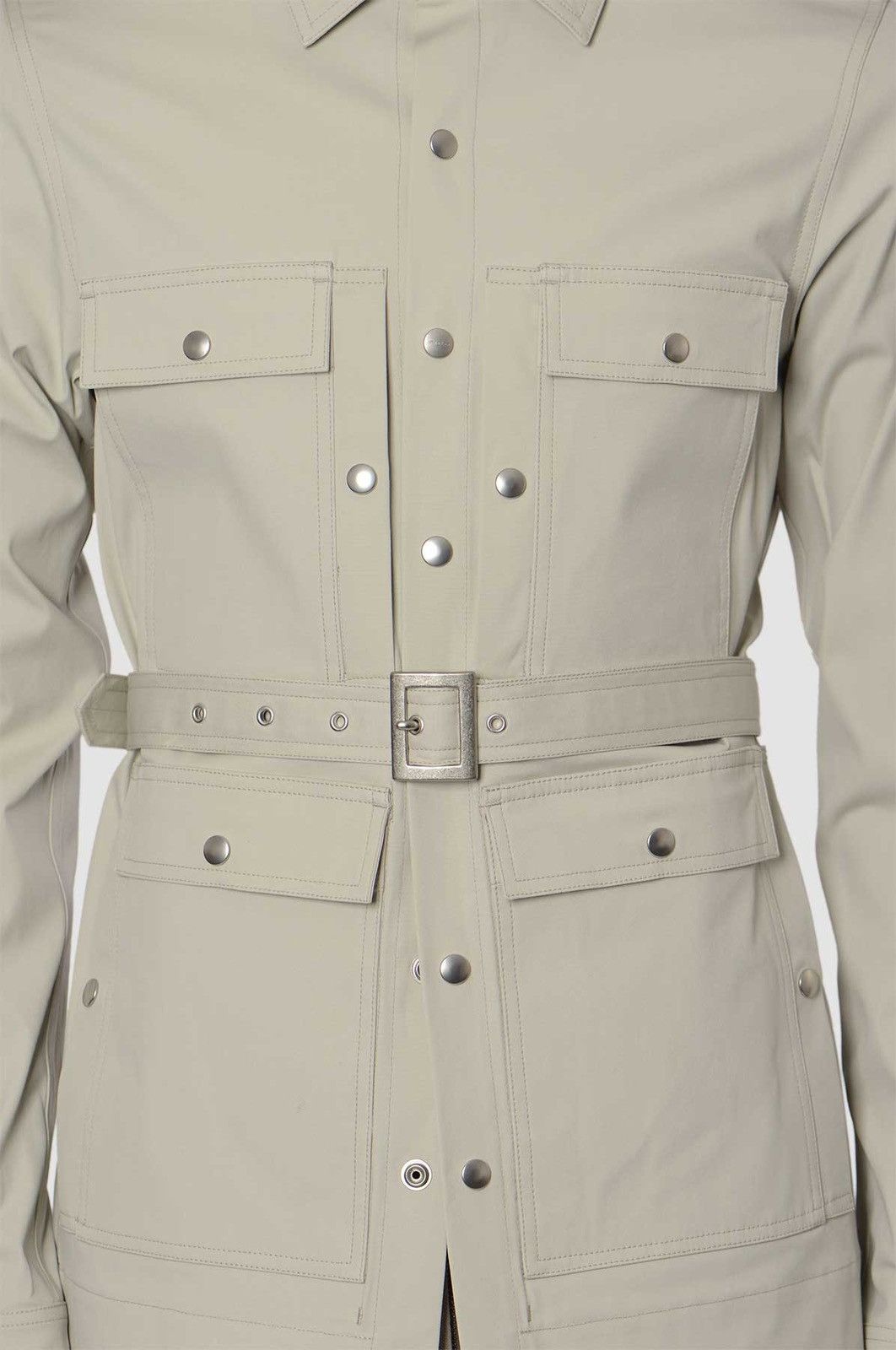 Rick Owens 48 Gethsemane 4 Pockets Outershirt Belt Cotton Poplin Jacket Size US M / EU 48-50 / 2 - 4 Thumbnail