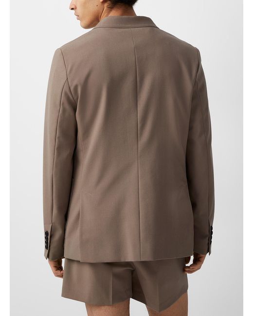 AMI NEW 50 Taupe Brown Wool Patch Pocket Blazer Jacket Size US M / EU 48-50 / 2 - 3 Thumbnail