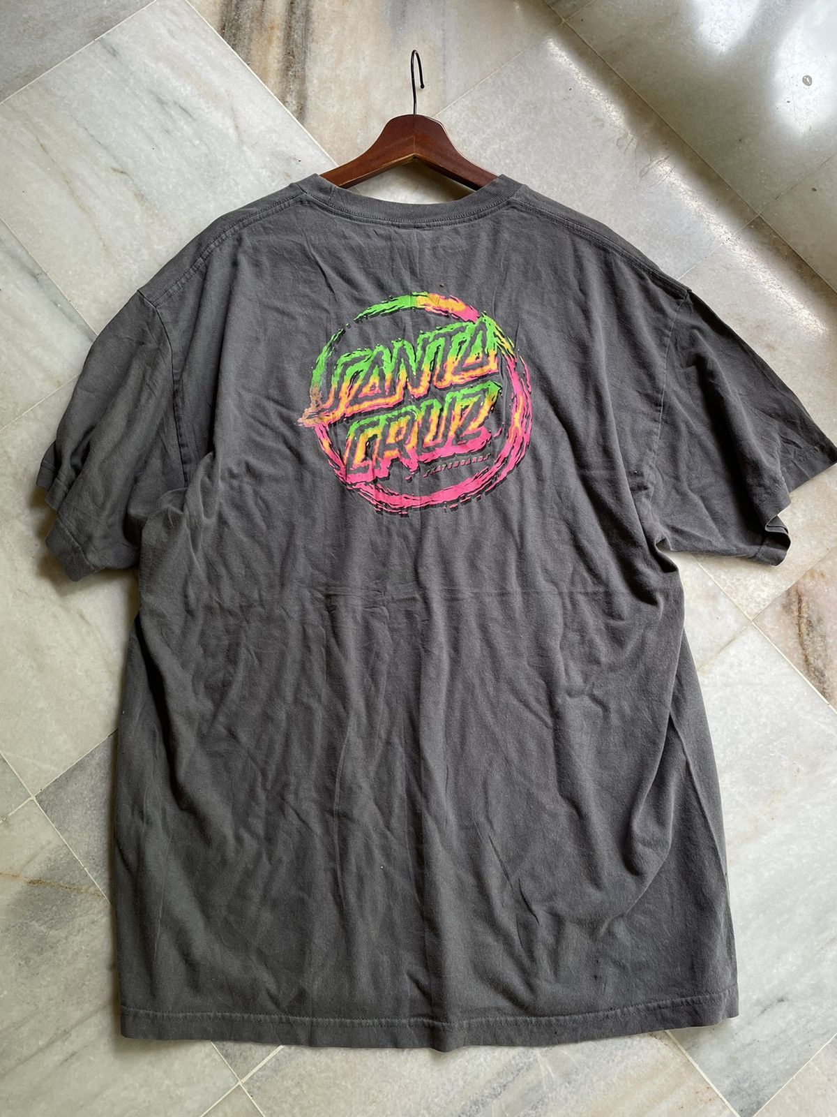 Santa Cruz Skateboards Vintage Santa Cruz Skateboards Tee x Streetwear x Skatewear Size US XL / EU 56 / 4 - 13 Thumbnail
