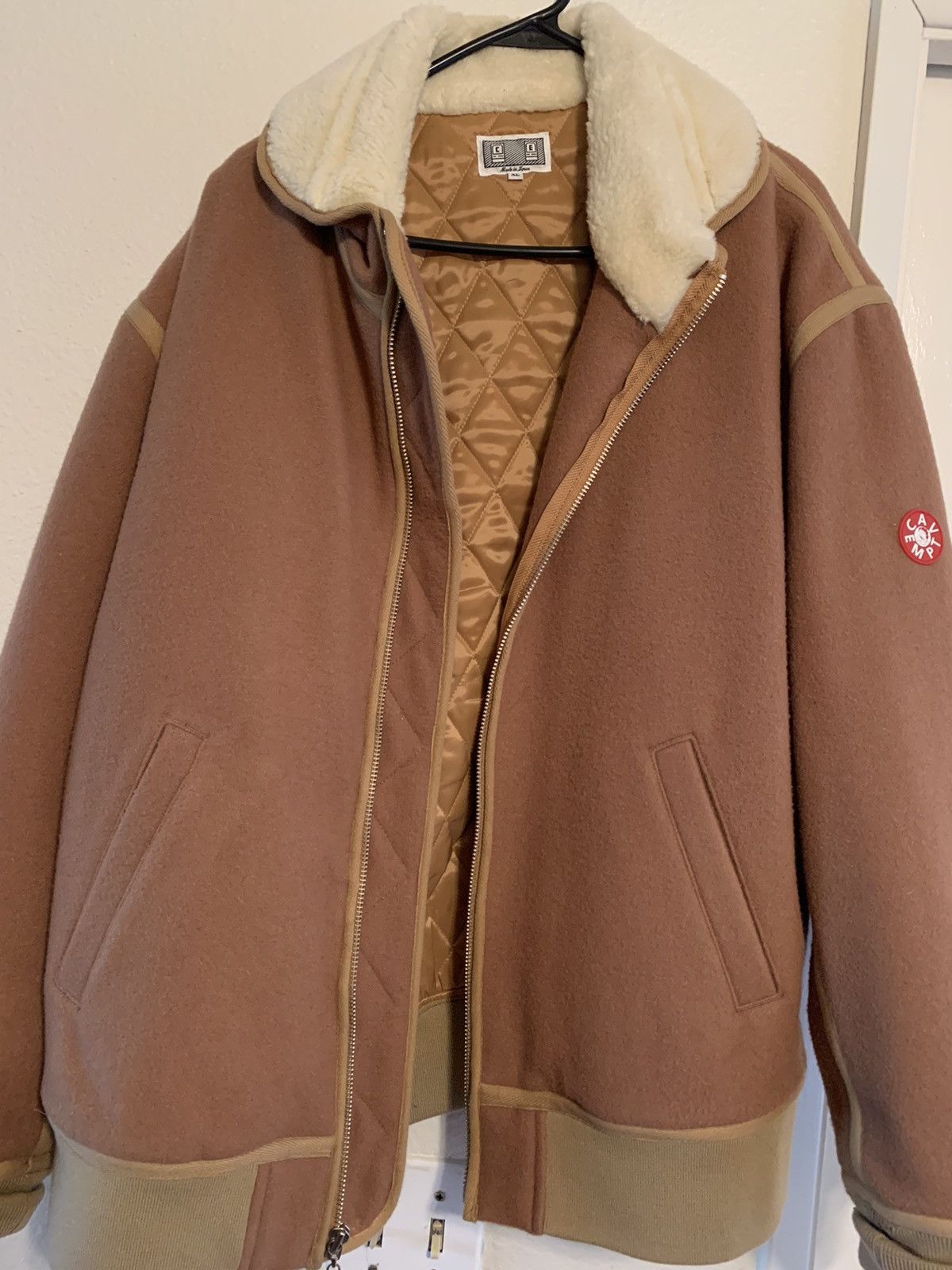 Cav Empt bomber AW16 Faux Shearling Melton Wool