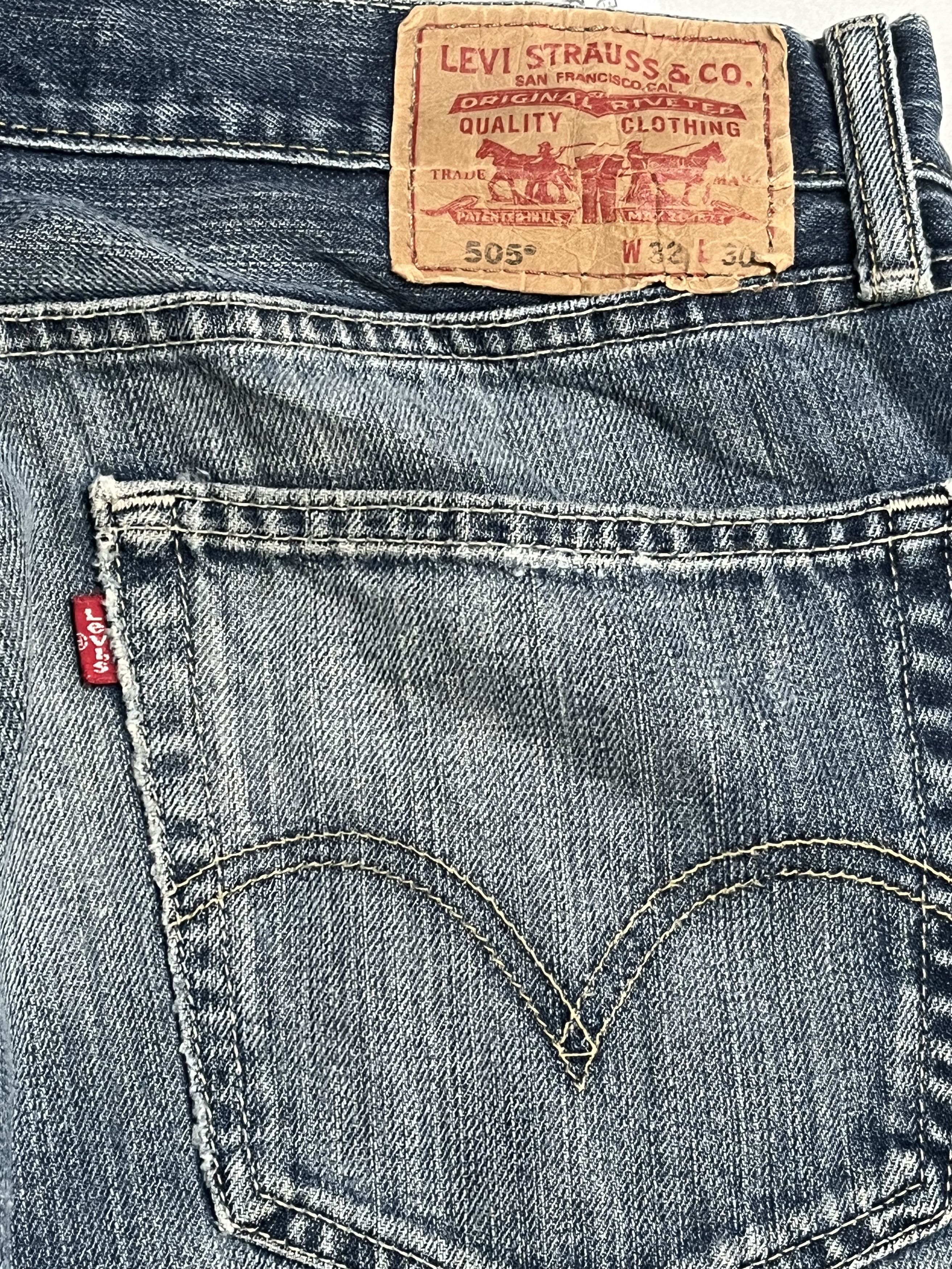 Levi's Vintage Levis 505 Blue Jeans L6 Size US 32 / EU 48 - 5 Thumbnail