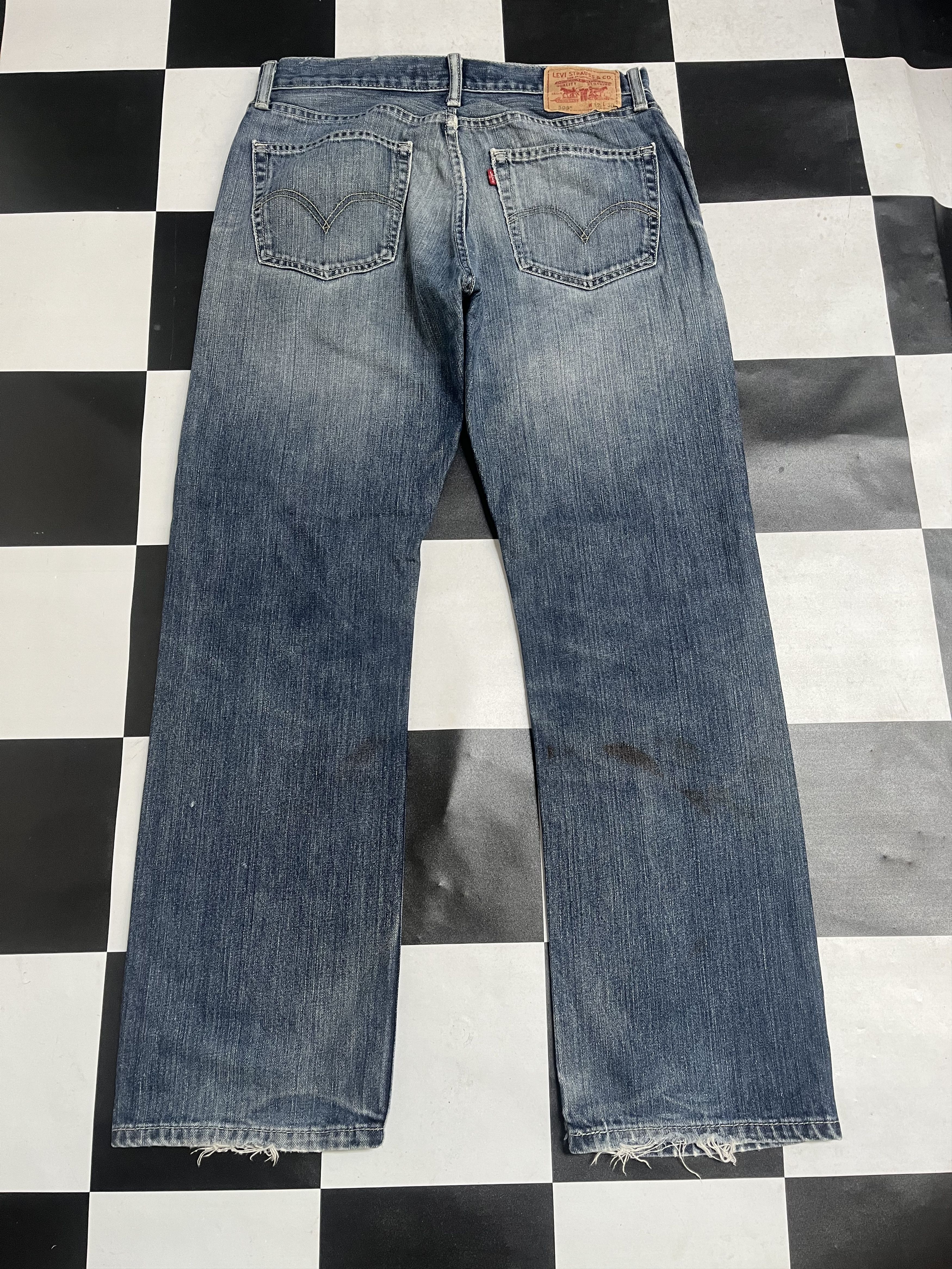 Levi's Vintage Levis 505 Blue Jeans L6 Size US 32 / EU 48 - 2 Thumbnail