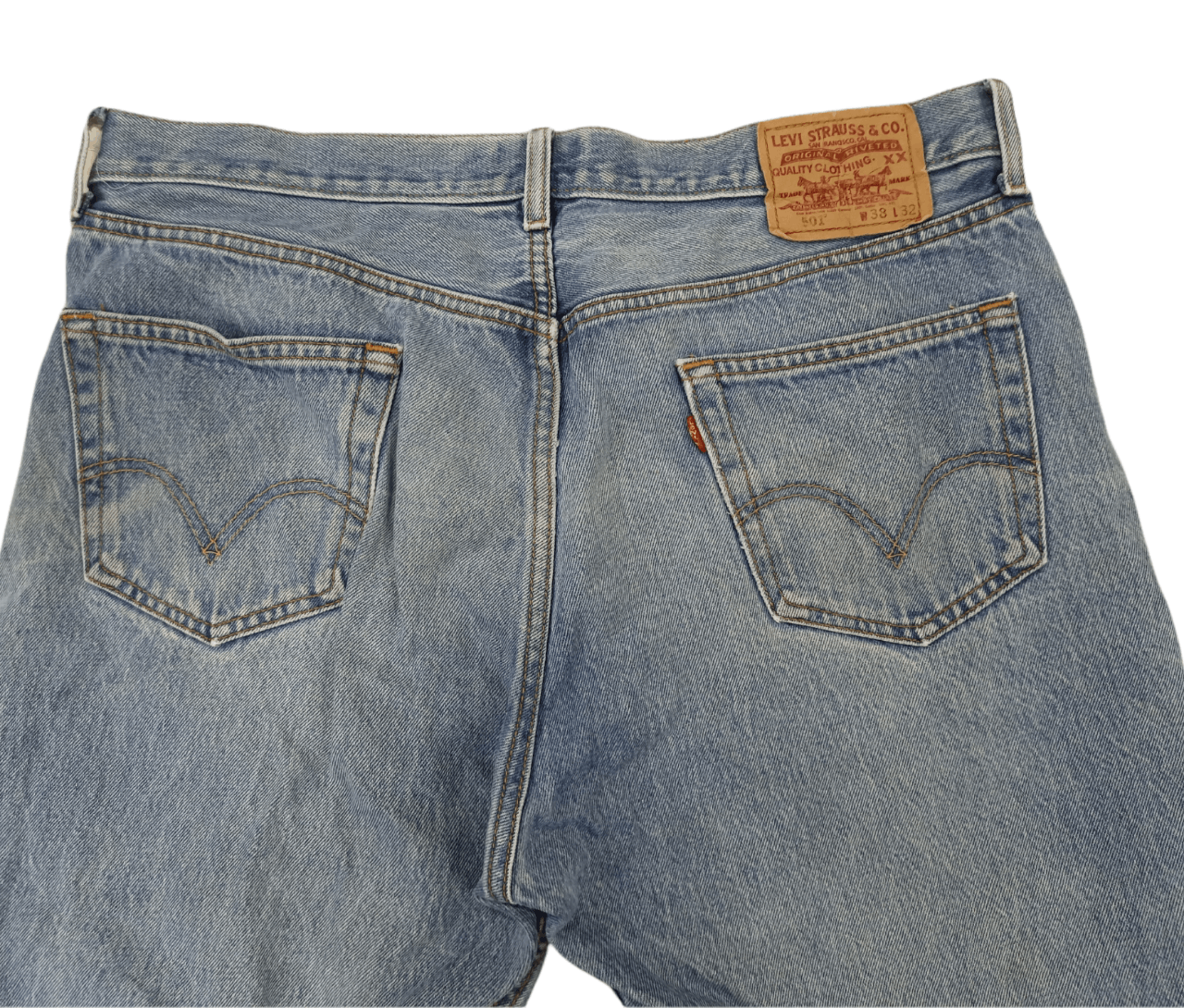 Levi's Vintage Clothing Vintage Levis 501 sun faded jeans Size US 38 / EU 54 - 6 Thumbnail