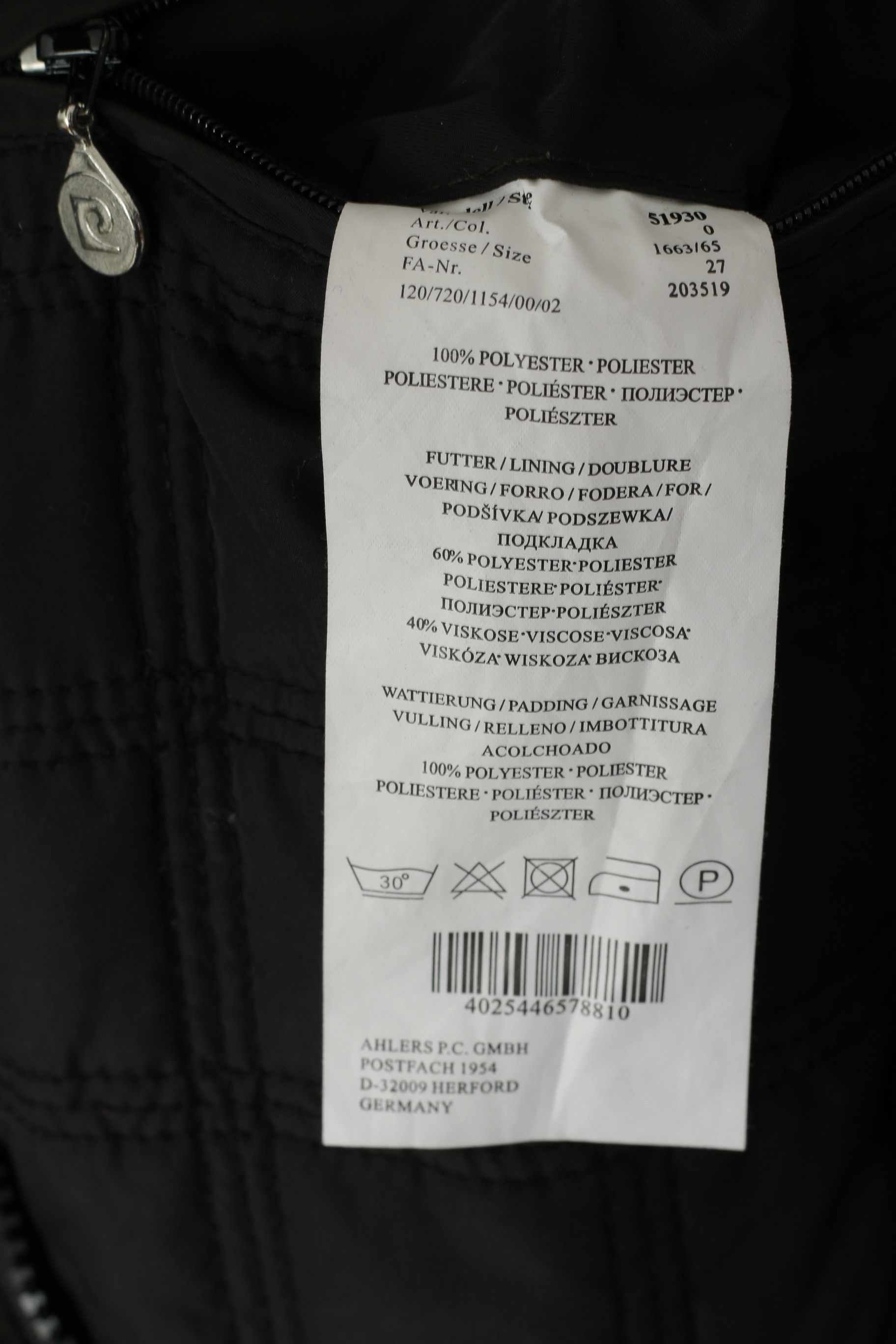 Pierre Cardin Pierre Cardin Paris Men 27 L Jacket Dark Brown Padded 8062 Size US L / EU 52-54 / 3 - 6 Thumbnail