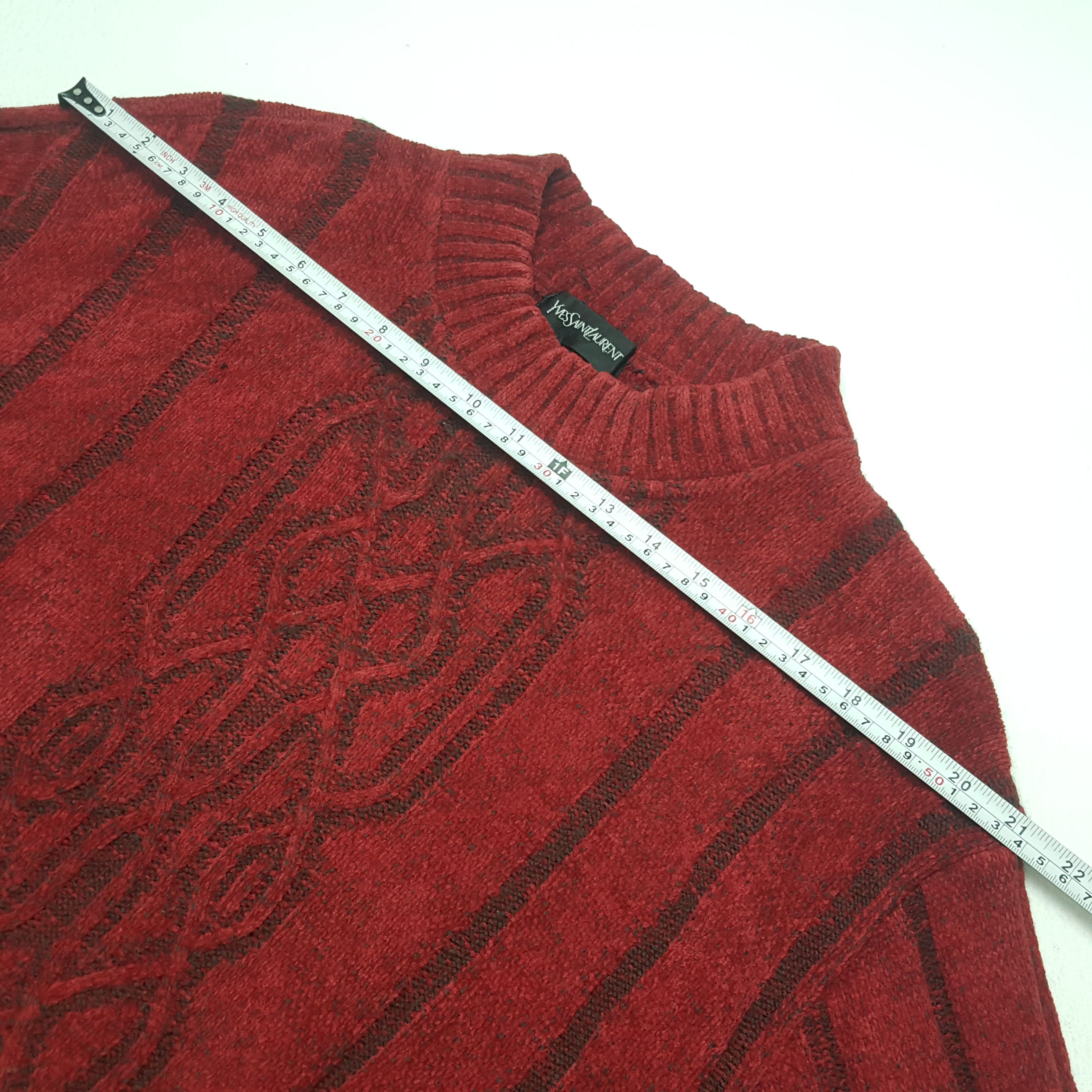 Vintage × Yves Saint Laurent YVES SAINT LAURENT Fashion Style Knitwear Sweater dp1 Size L / US 10 / IT 46 - 4 Thumbnail