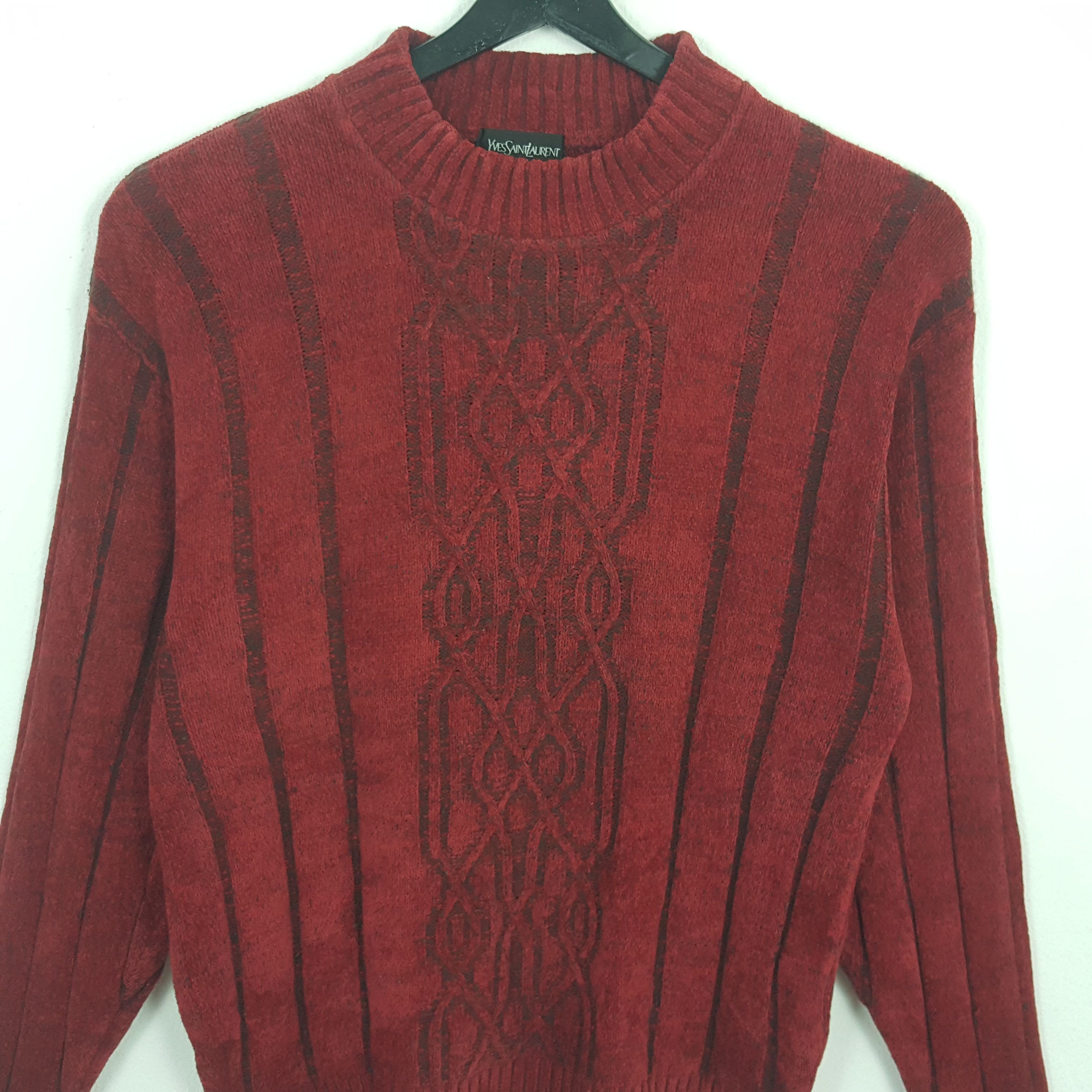 Vintage × Yves Saint Laurent YVES SAINT LAURENT Fashion Style Knitwear Sweater dp1 Size L / US 10 / IT 46 - 2 Thumbnail
