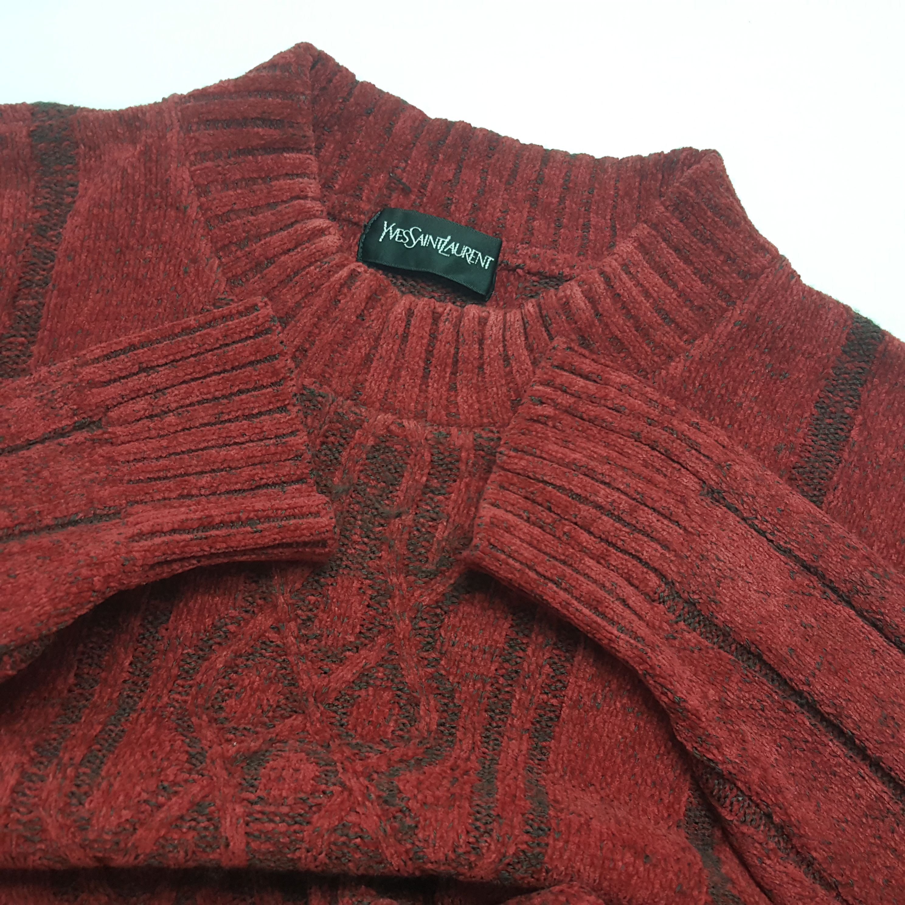 Vintage × Yves Saint Laurent YVES SAINT LAURENT Fashion Style Knitwear Sweater dp1 Size L / US 10 / IT 46 - 7 Thumbnail