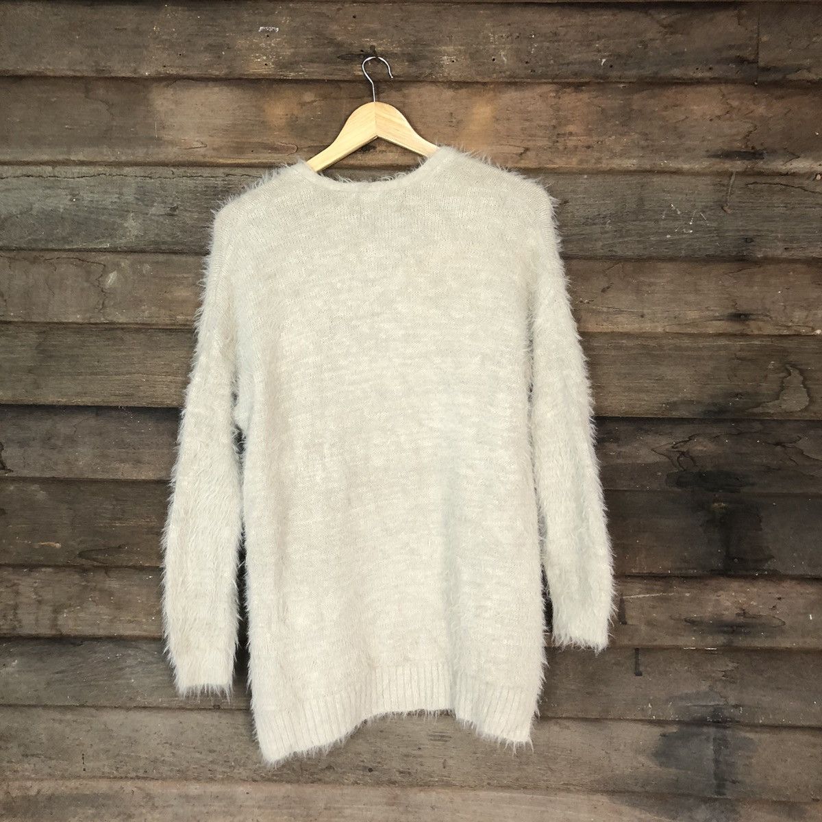 Homespun Knitwear × Japanese Brand Oversized Gray Shag Shaggy Mohair Cardigan #791 Size M / US 6-8 / IT 42-44 - 9 Thumbnail