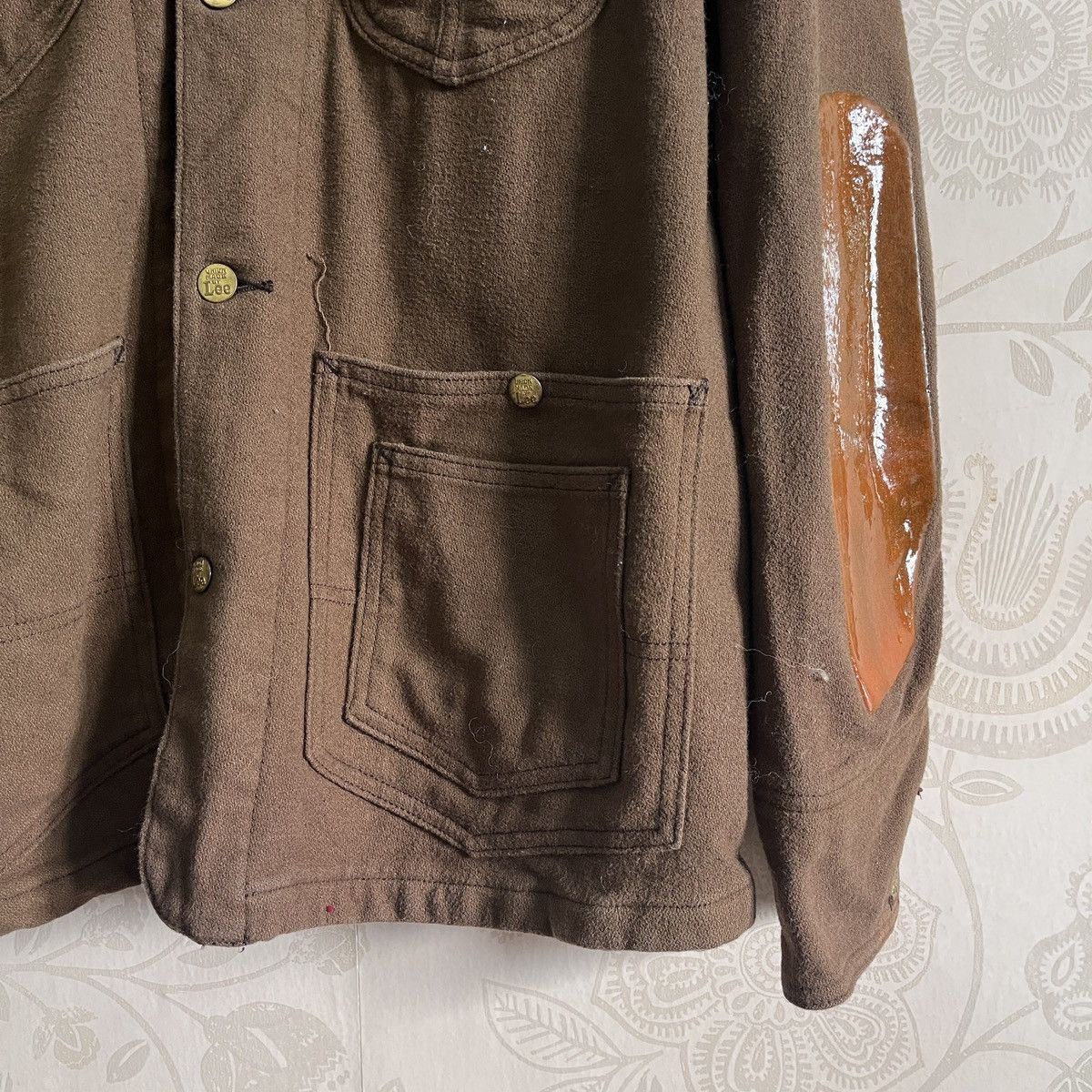 Lee × Vintage Vintage 70s Rare Lee Wool Blanket Kapital Denim Jacket Size US L / EU 52-54 / 3 - 8 Thumbnail