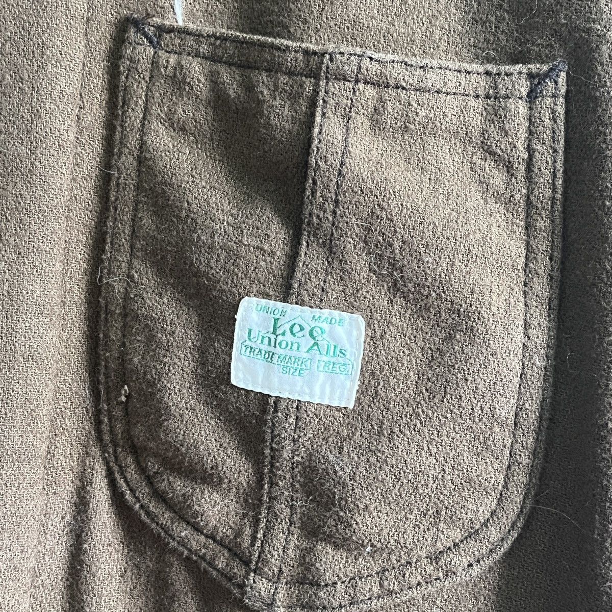 Lee × Vintage Vintage 70s Rare Lee Wool Blanket Kapital Denim Jacket Size US L / EU 52-54 / 3 - 10 Thumbnail