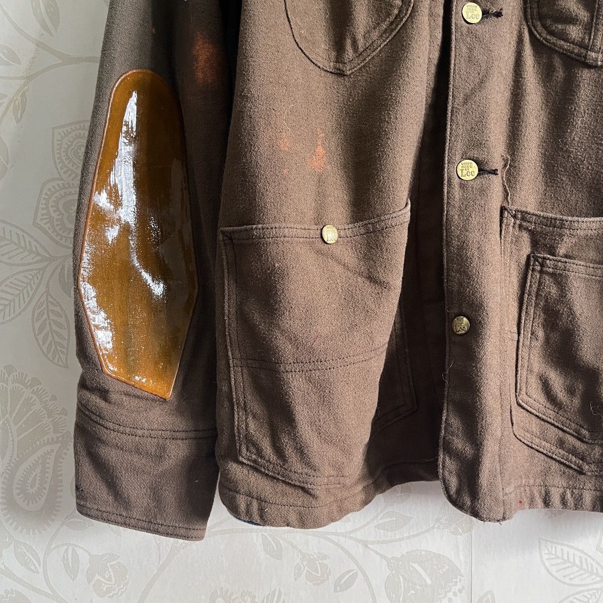 Lee × Vintage Vintage 70s Rare Lee Wool Blanket Kapital Denim Jacket Size US L / EU 52-54 / 3 - 7 Thumbnail