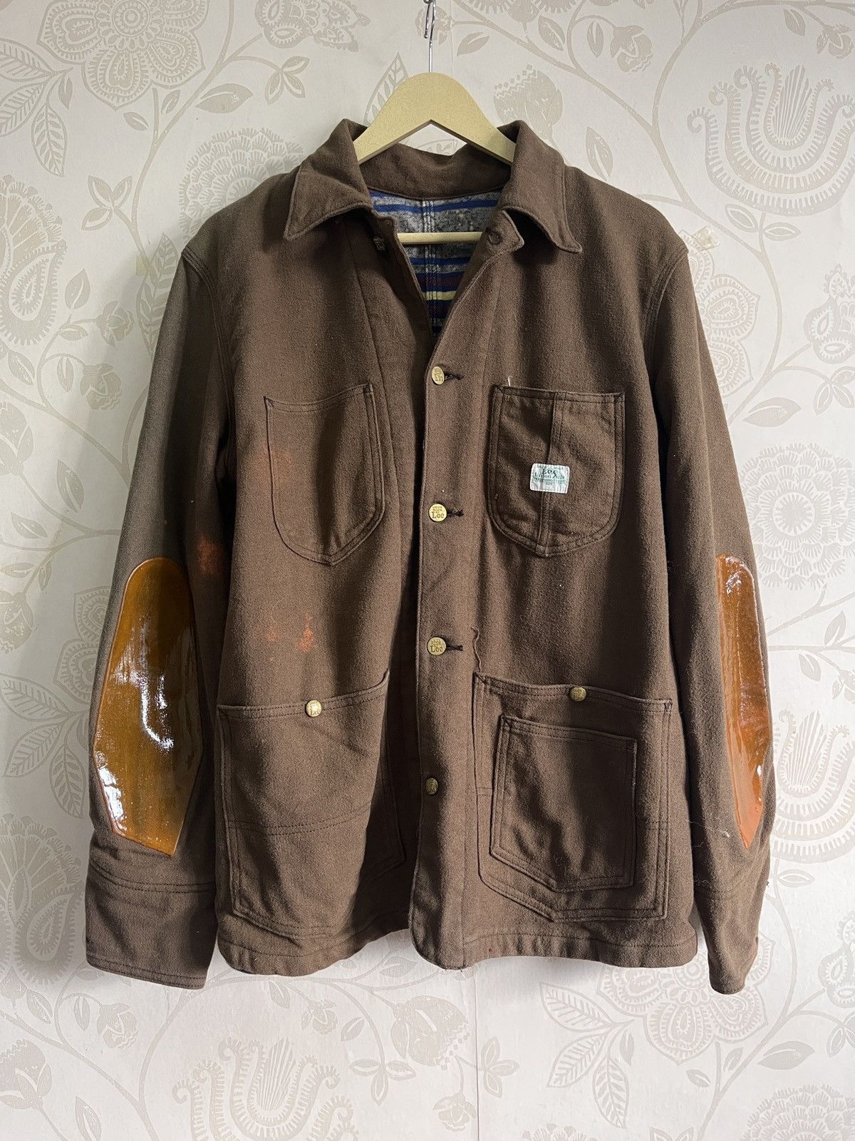 Lee × Vintage Vintage 70s Rare Lee Wool Blanket Kapital Denim Jacket Size US L / EU 52-54 / 3 - 22 Thumbnail